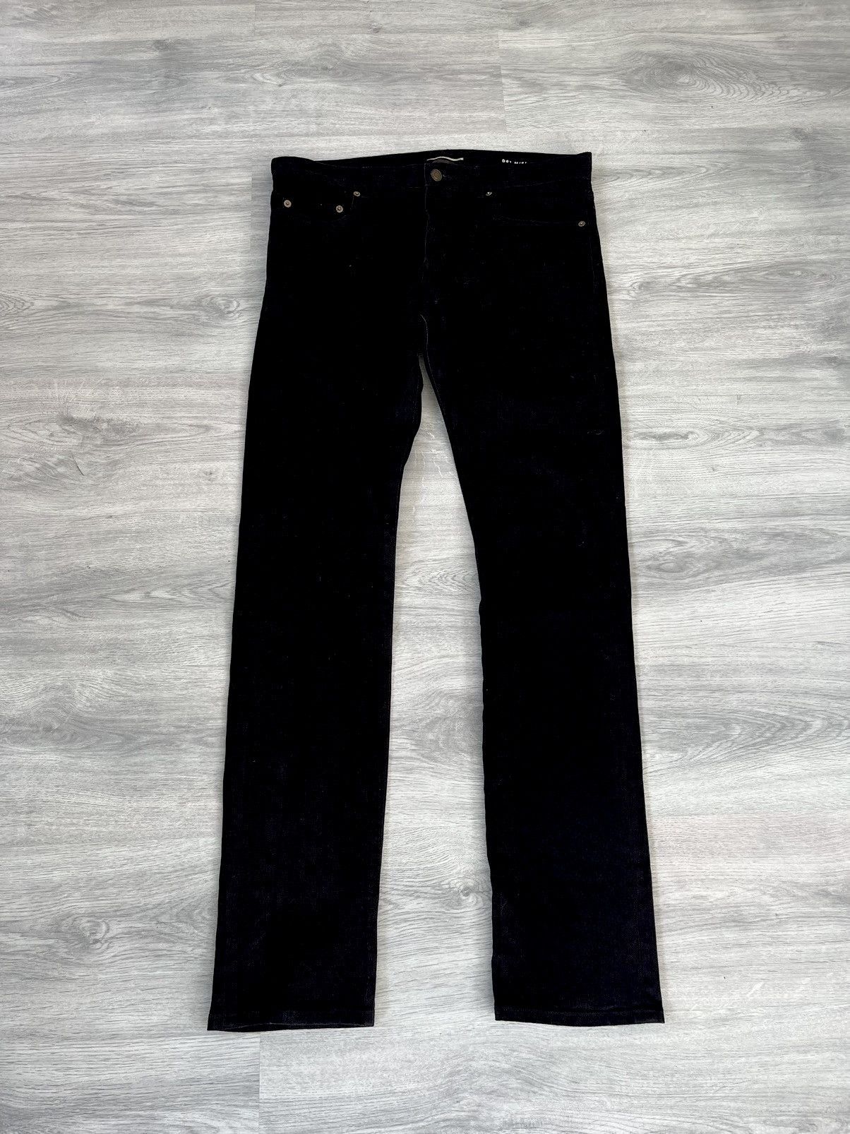 Saint Laurent Black D01 2016 Hedi Slimane Denim Jeans