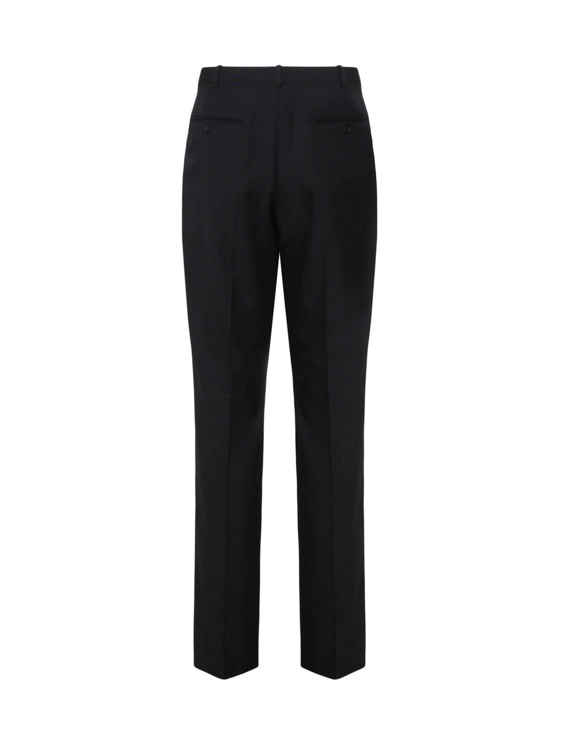 Saint Laurent Paris o1s1wg111224 Pantalon Grain De Poudre Organ Pants in Nero Size US 38 / EU 54 - 2 Thumbnail