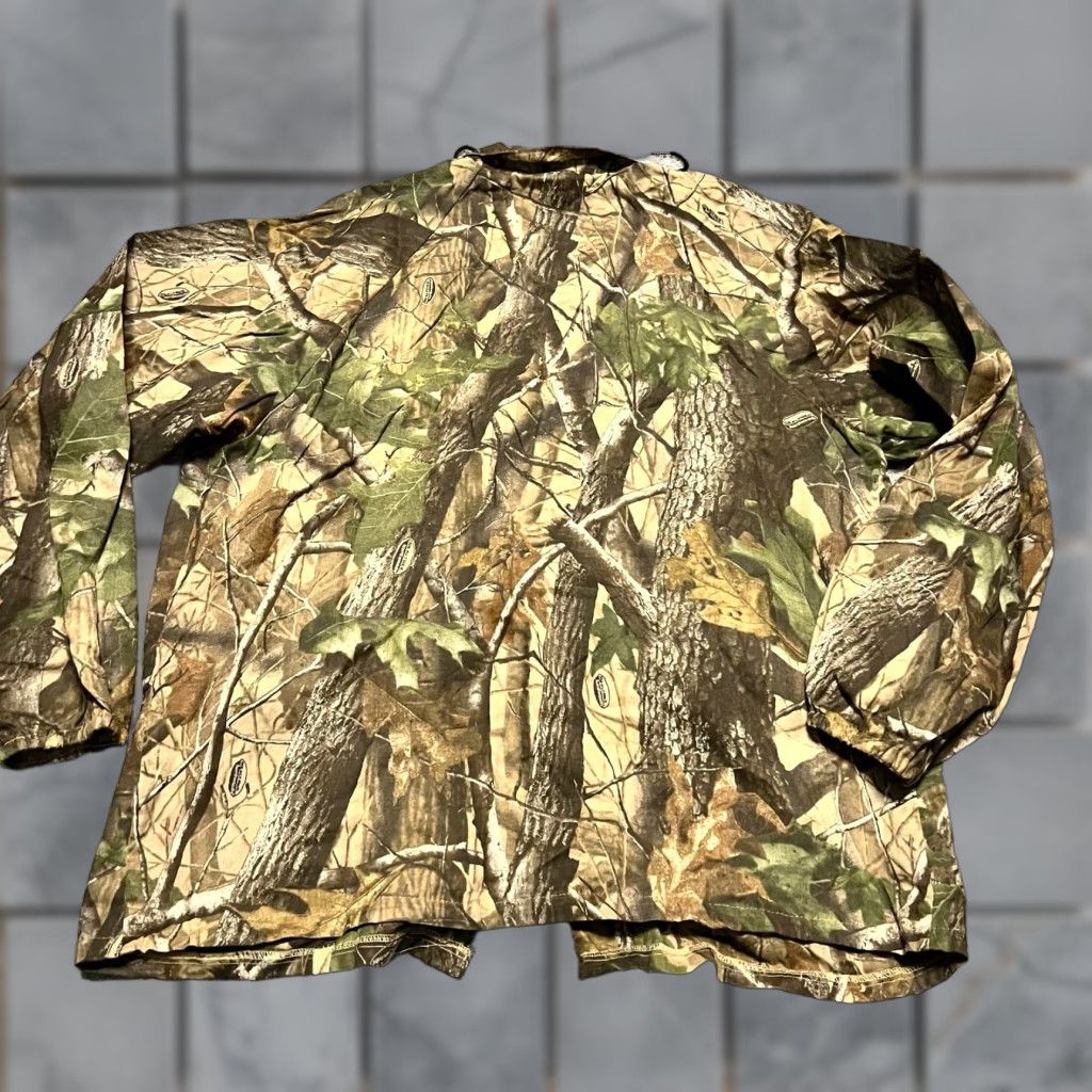 Vintage Whitewater Outdoors Jacket Mens Large XL Lightweight Camo Coat Military Jacket Green Camouflage L Mens Size US L / EU 52-54 / 3 - 1 Thumbnail