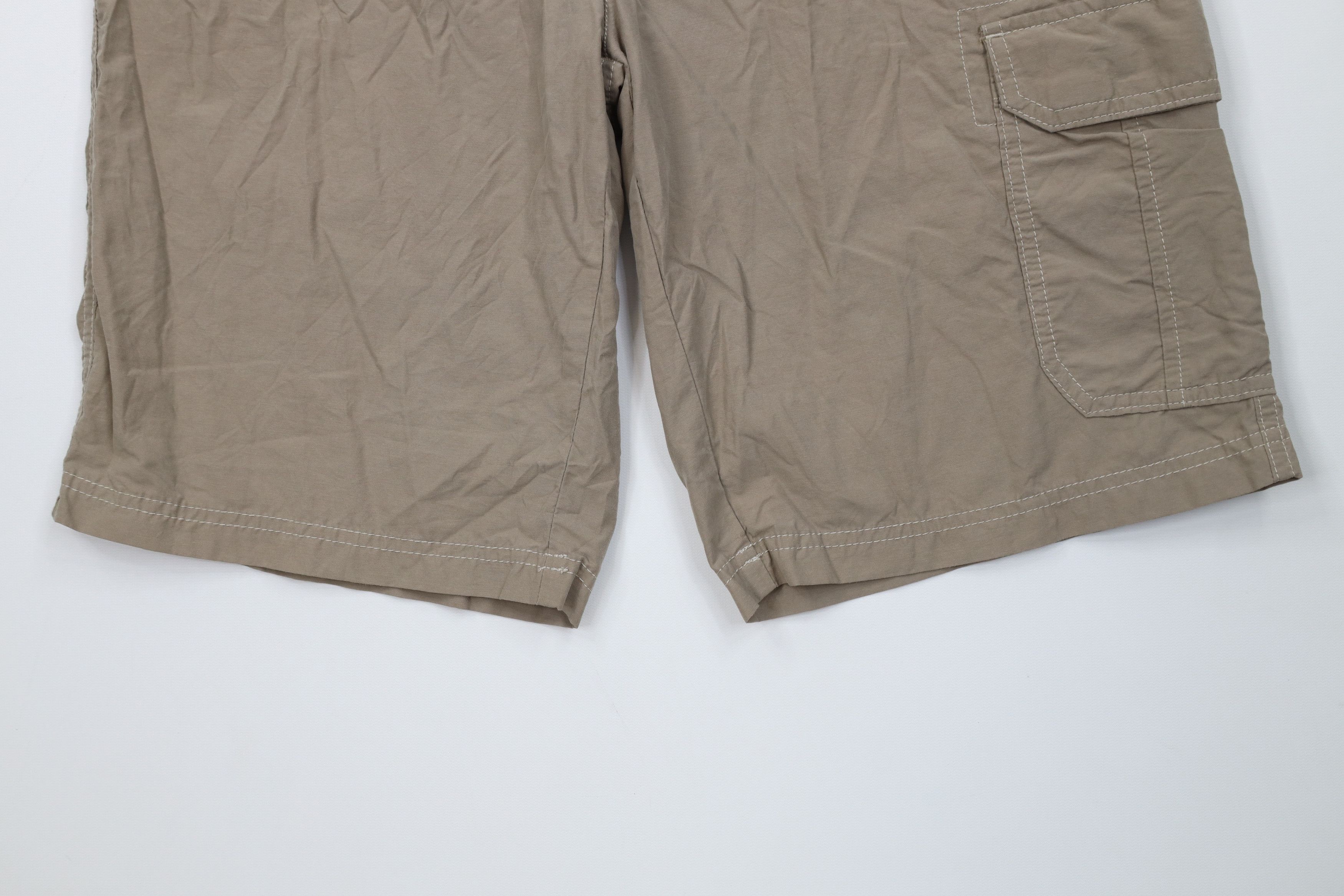 Columbia Vintage Y2K Columbia Trekking Hiking Cargo Shorts Beige Size US 32 / EU 48 - 4 Thumbnail