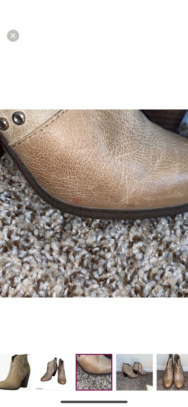 Steve Madden Steve Madden women’s awsum western heel booties size 5 1/2 Size US 5.5 / IT 35.5 - 4 Thumbnail
