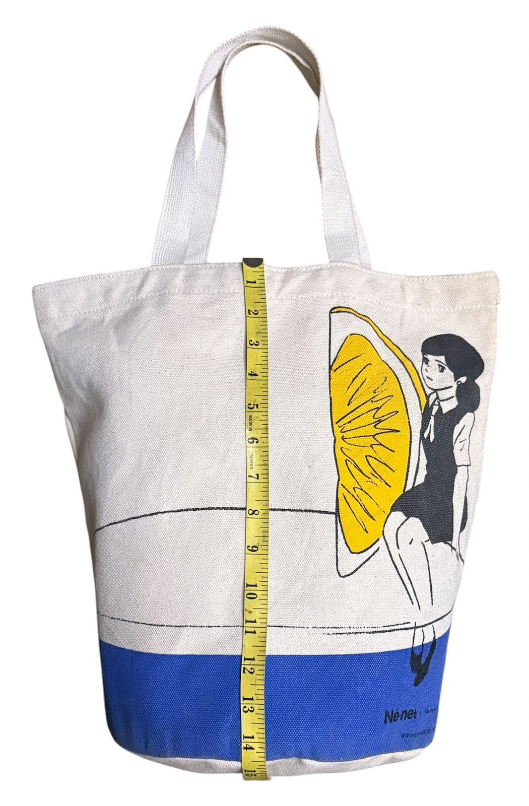 Issey Miyake Ne-net Totes Bag Canvas Collaboration Kitan Club From 2013 Size ONE SIZE - 5 Thumbnail