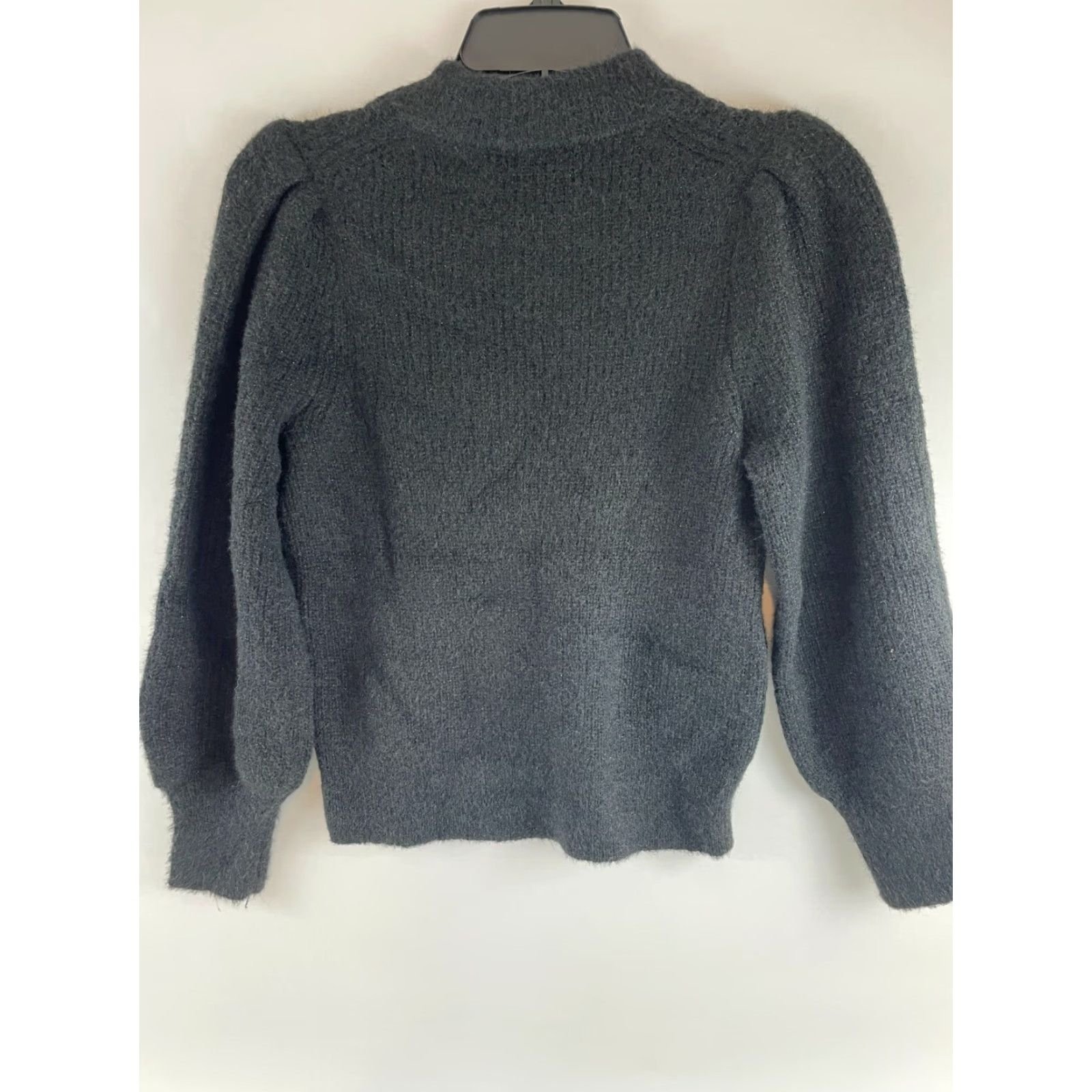 Madewell Madewell Sweater Women's XS Black Metallic Sparkle Pullover Mock Neck NWT Size XS / US 0-2 / IT 36-38 - 2 Thumbnail
