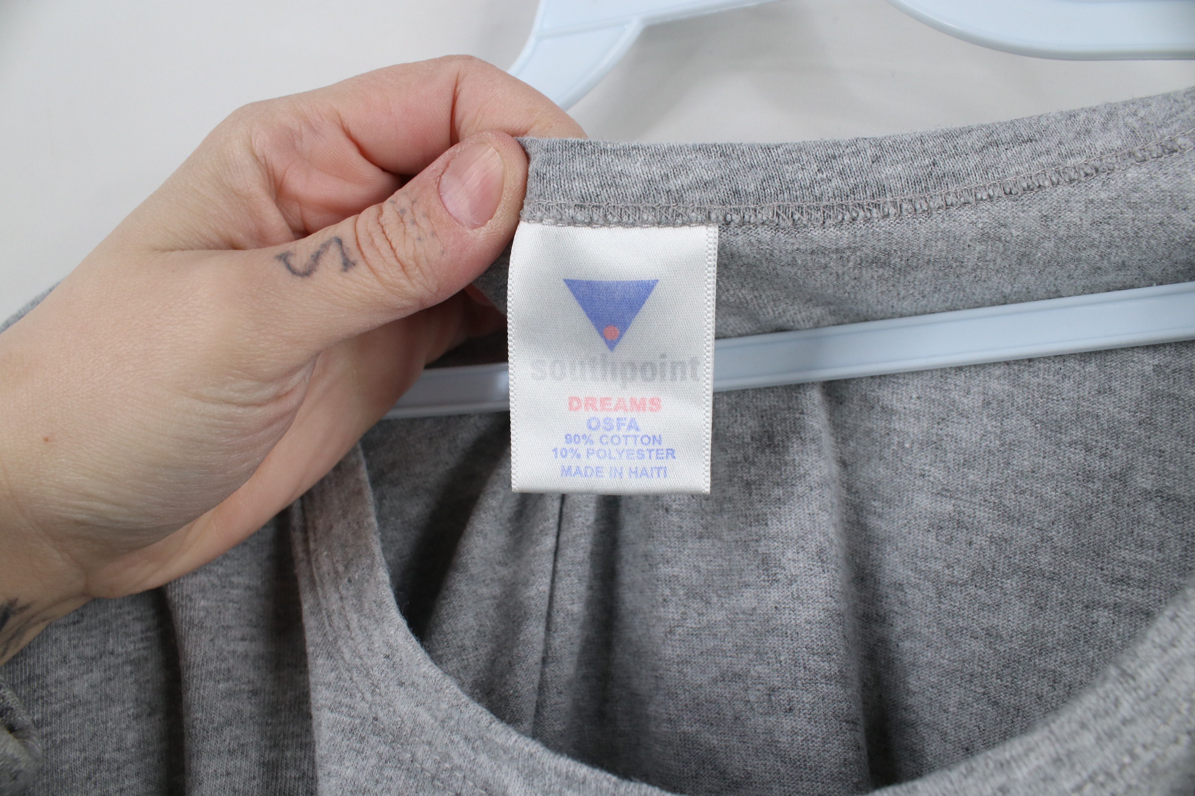 Vintage Vintage 90s Streetwear Angel Sleeping Gown T-Shirt Gray Size ONE SIZE - 7 Thumbnail