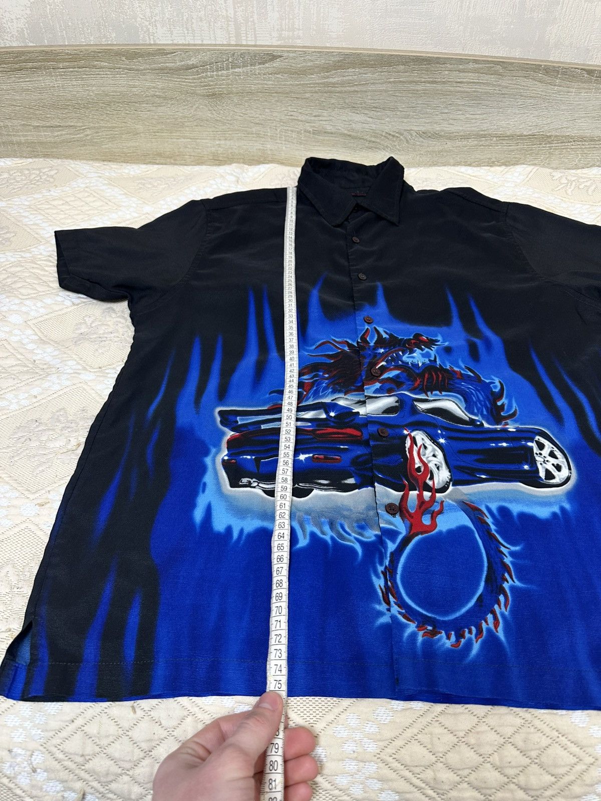 Japanese Brand 🔥 Mazda RX-7 Crazy Shirt Japan Drift dragon USA Honda Ford Size US L / EU 52-54 / 3 - 11 Thumbnail