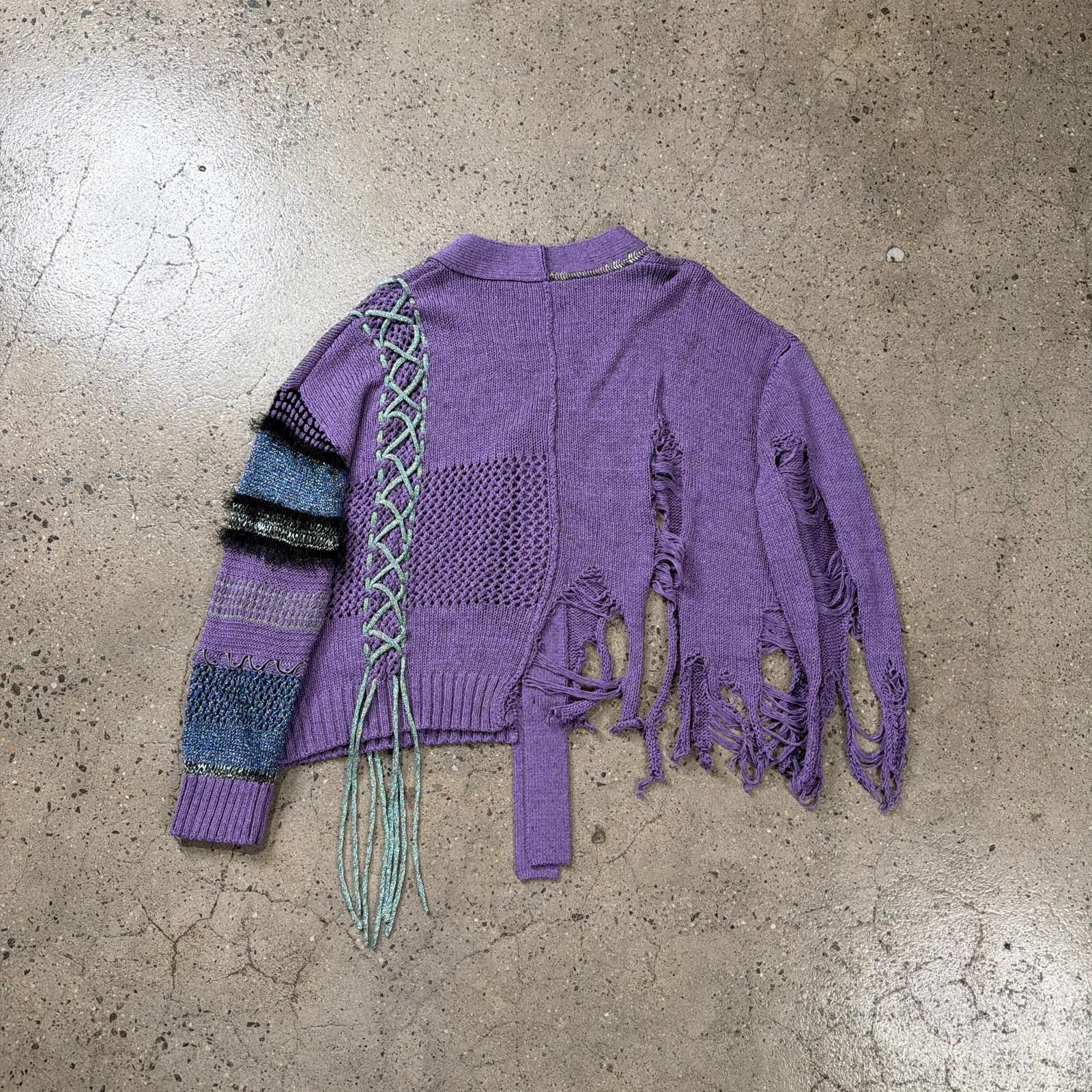 KIDILL Kidill X Rurumu Distressed Cardigan Size US L / EU 52-54 / 3 - 2 Thumbnail
