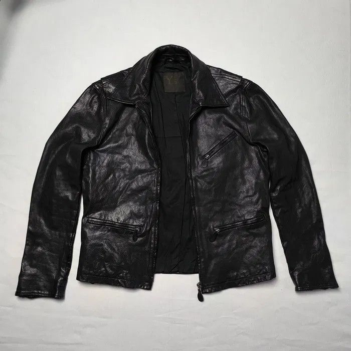 Yohji Yamamoto YOHJI YAMAMOTO LEATHER JACKET Size US XXL / EU 58 / 5 - 1 Thumbnail