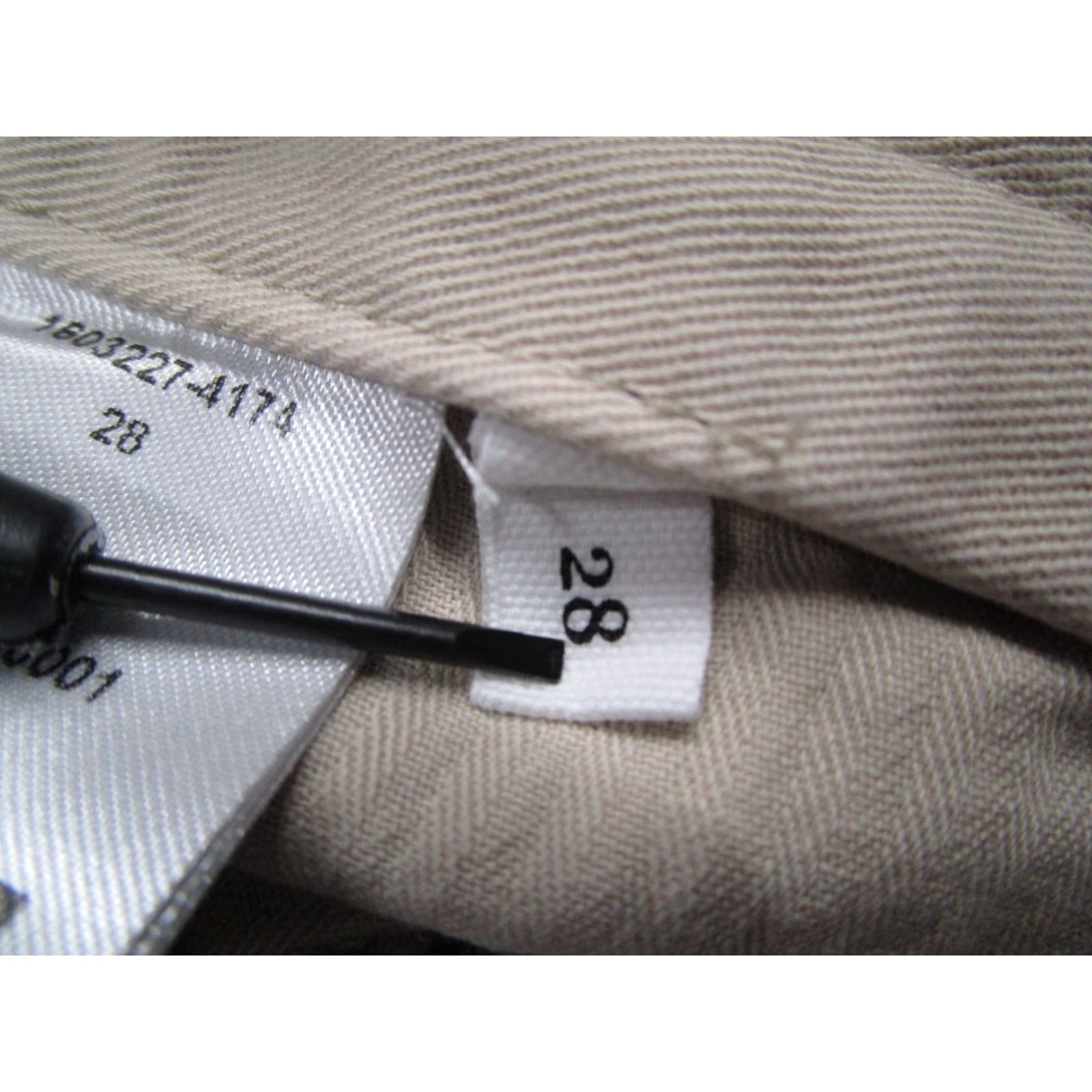 Vintage MR. P PORTER Shorts Mens 28 Beige Flat Front 7" Organic Blend Classic Casual Beach Nautical Sports Pockets 5-Pocket Style Chino Button Zip Mens Size US 28 / EU 44 - 4 Thumbnail
