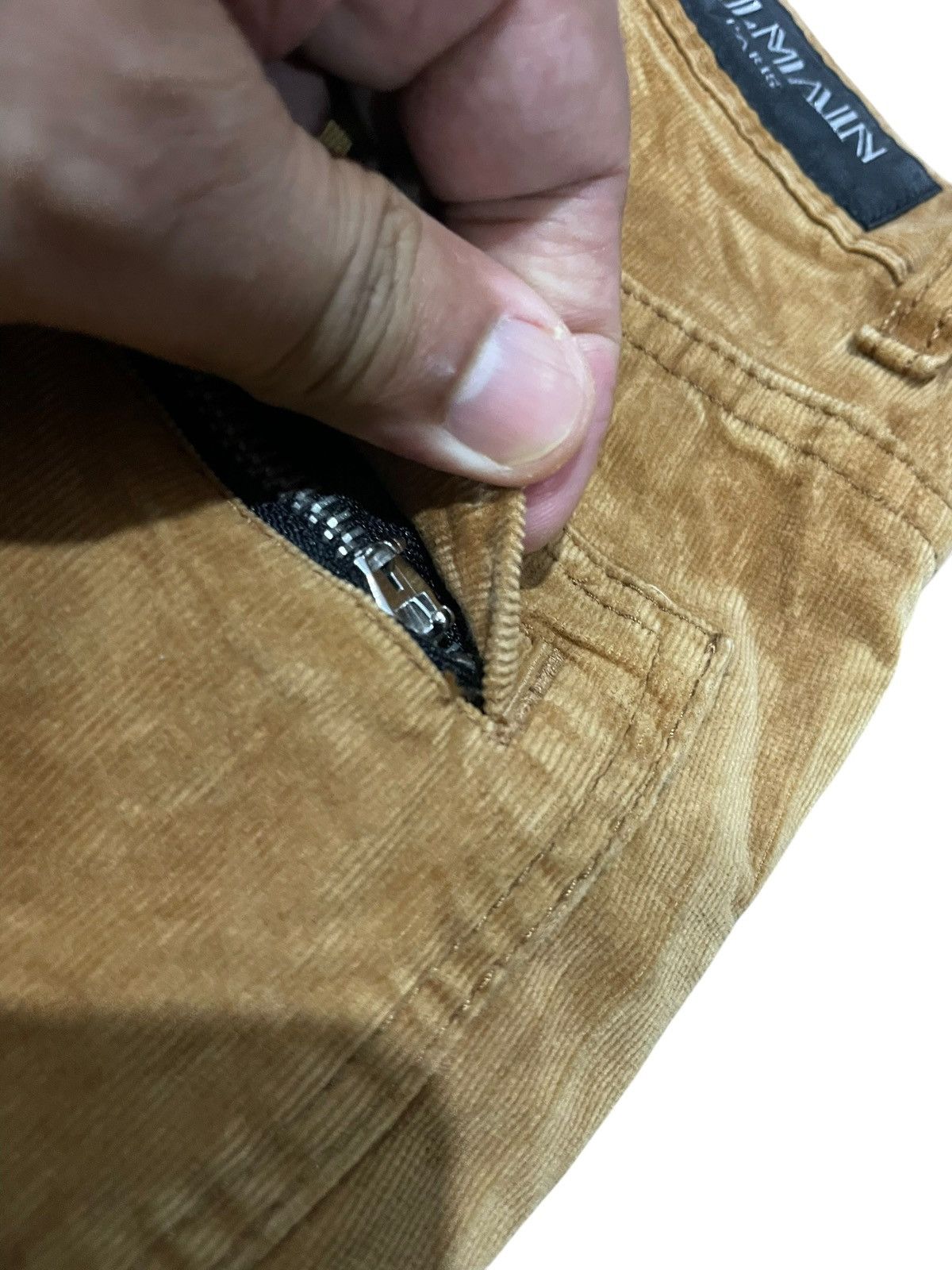 Balmain Balmain Velvet Corduroy Destroyed Pants Size US 33 - 21 Thumbnail