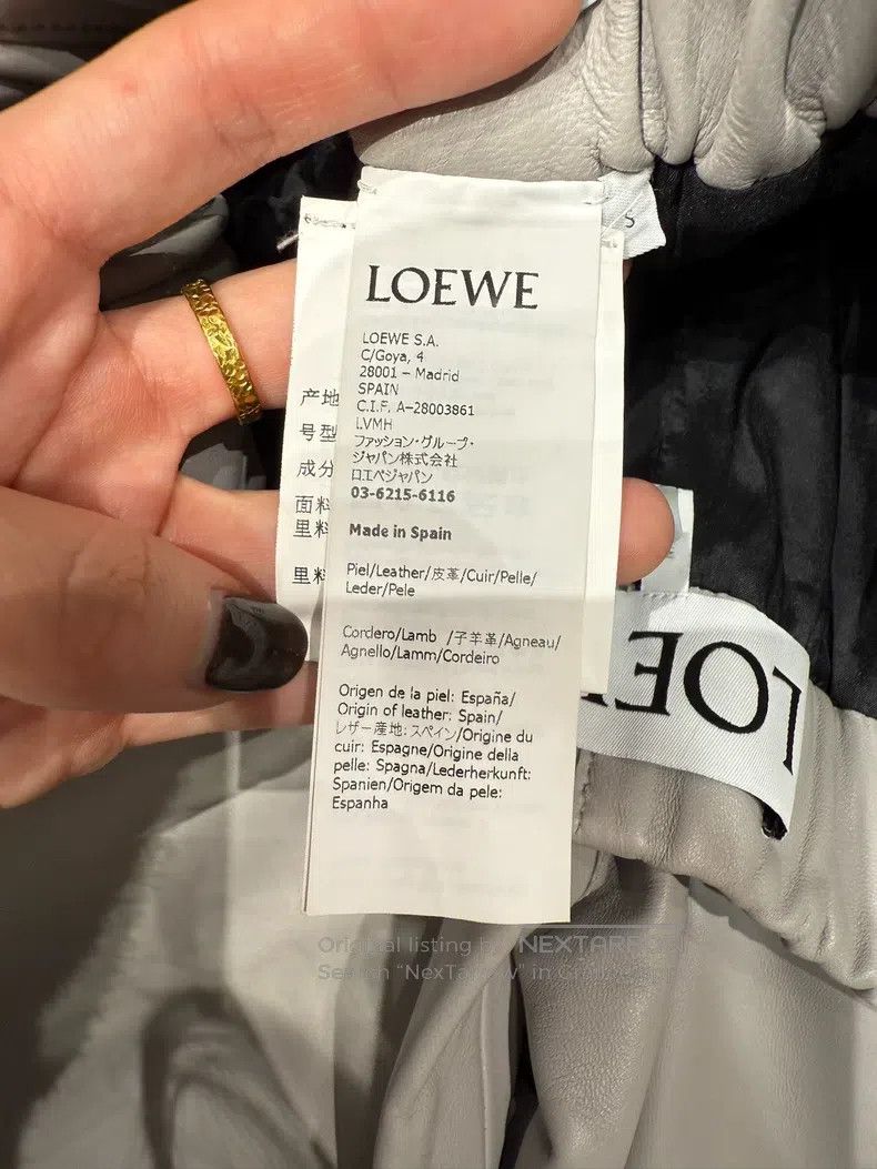 Loewe Loewe size S Loose leather pants Size 22" - 6 Thumbnail