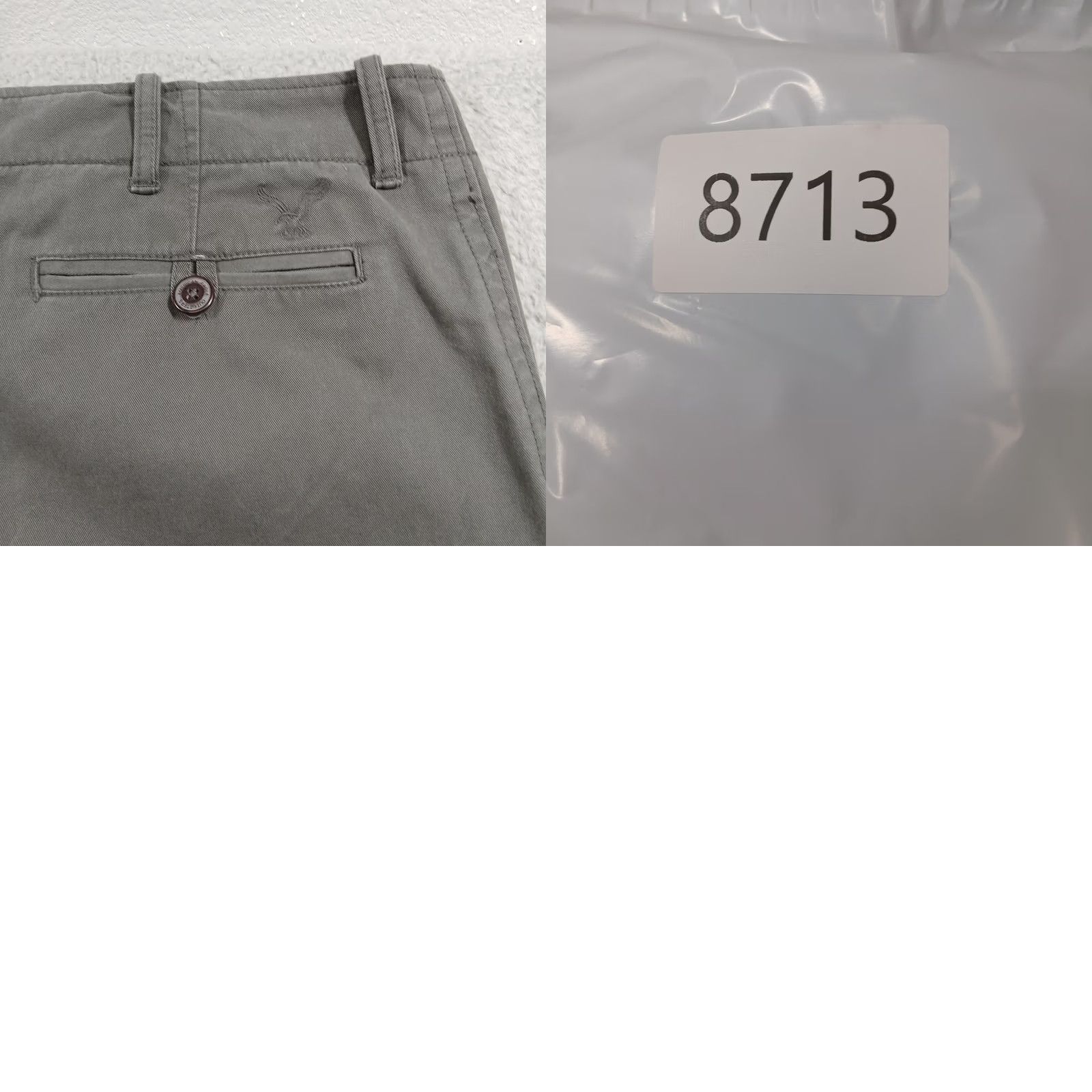 American Eagle Outfitters American Eagle Flat Front Chino Pants Men 38x32 Charcoal Grey NWT - Wide Fit Size US 38 / EU 54 - 8 Thumbnail