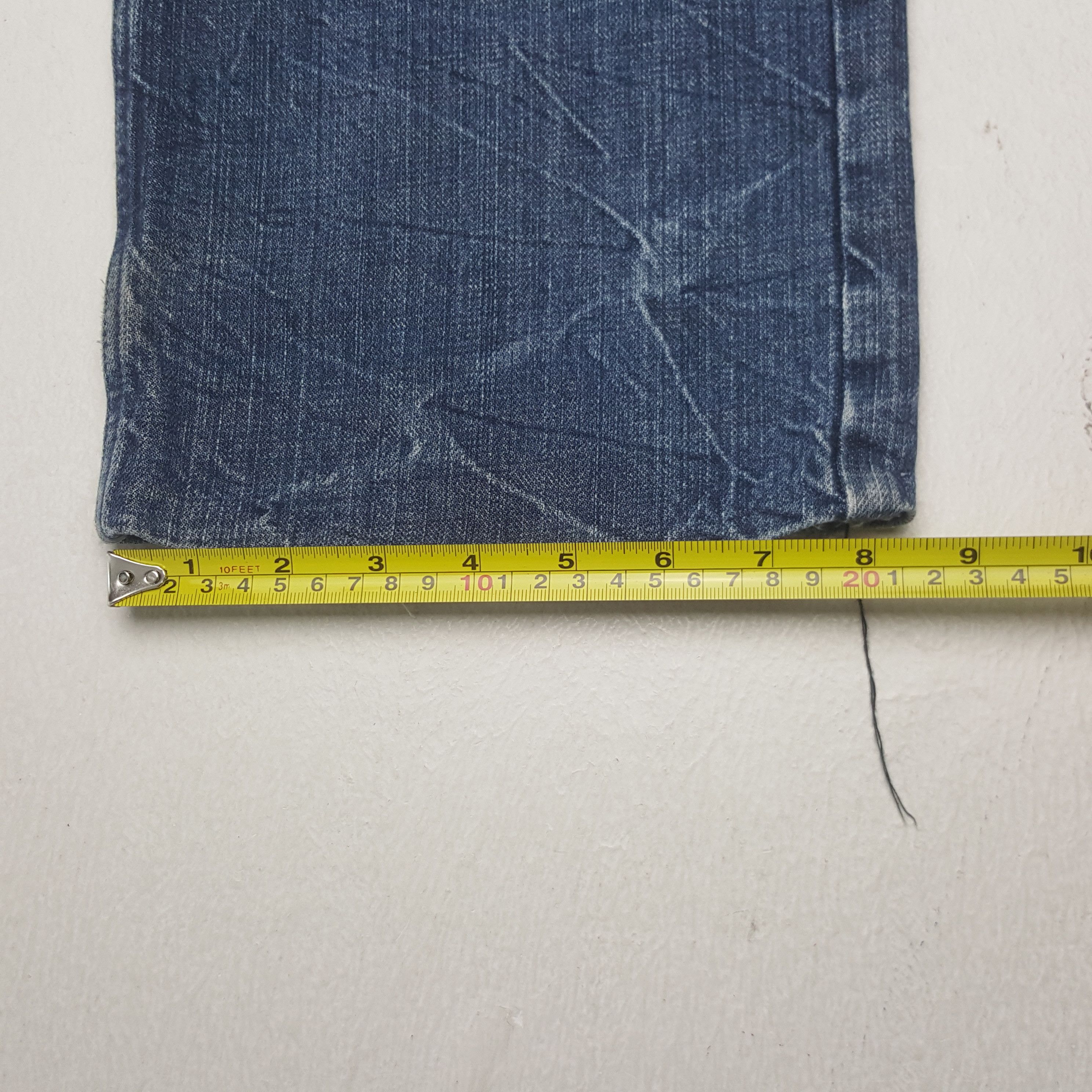 Japanese Brand Vintage Karakuri Tamashii Japanese Koi Art Denim Jeans RR9 Size US 29 - 14 Thumbnail