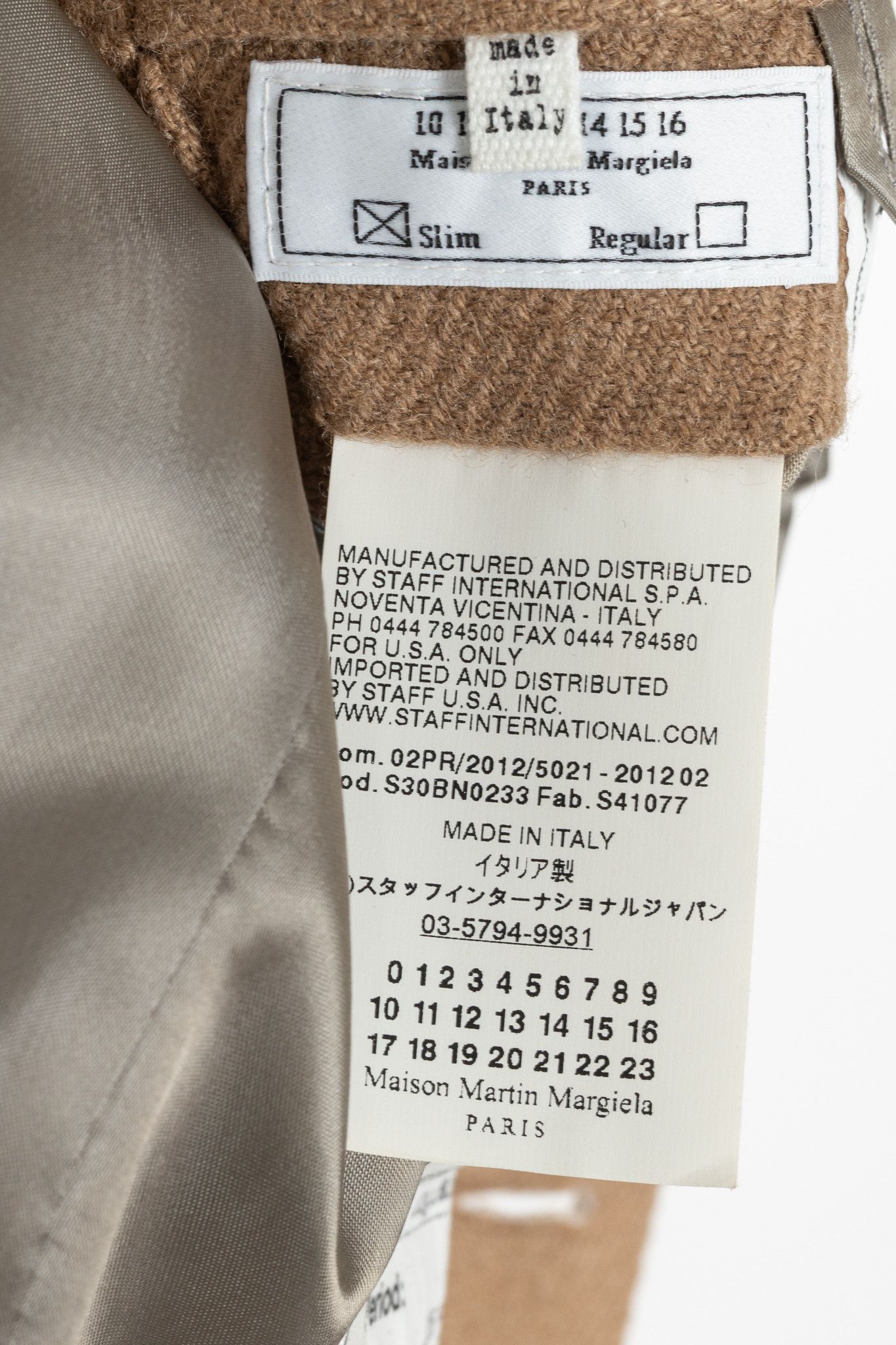 Maison Margiela Maison Margiela Tan Camel-Flannel Bespoke Blazer Size 40R - 8 Thumbnail