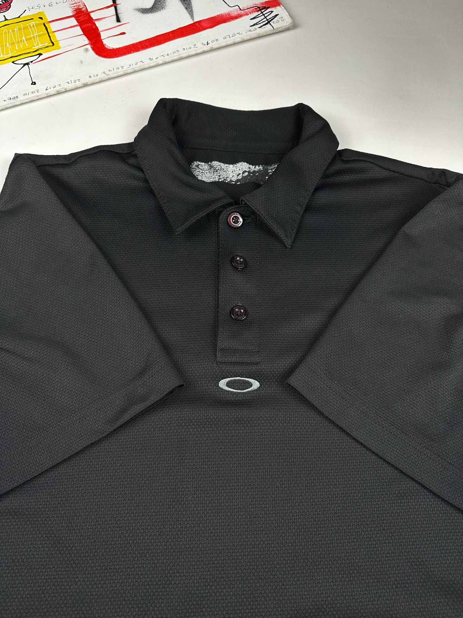 Oakley Vintage Y2K Oakley Polo Logo jersey Size US M / EU 48-50 / 2 - 1 Thumbnail