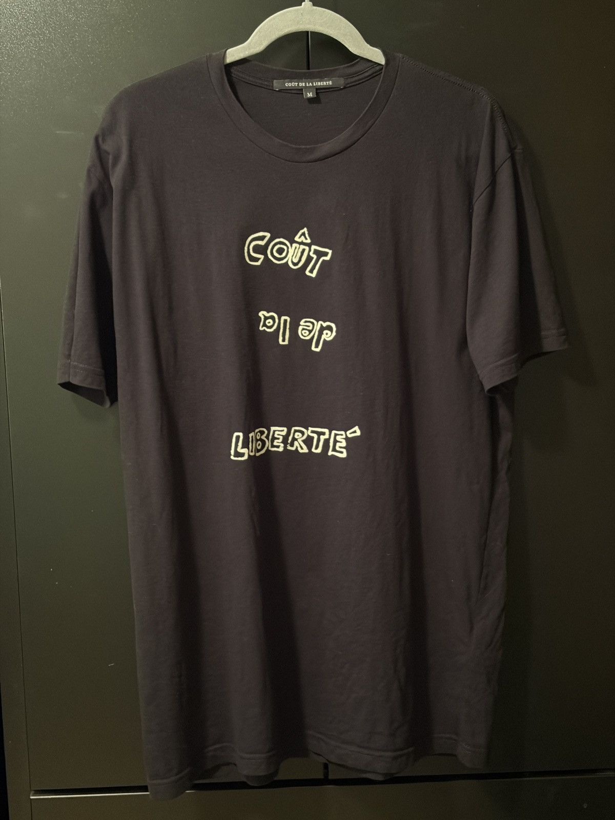 Cout de la Liberte Cout De La Liberte Logo Tshirt Black Size US S / EU 44-46 / 1 - 1 Thumbnail
