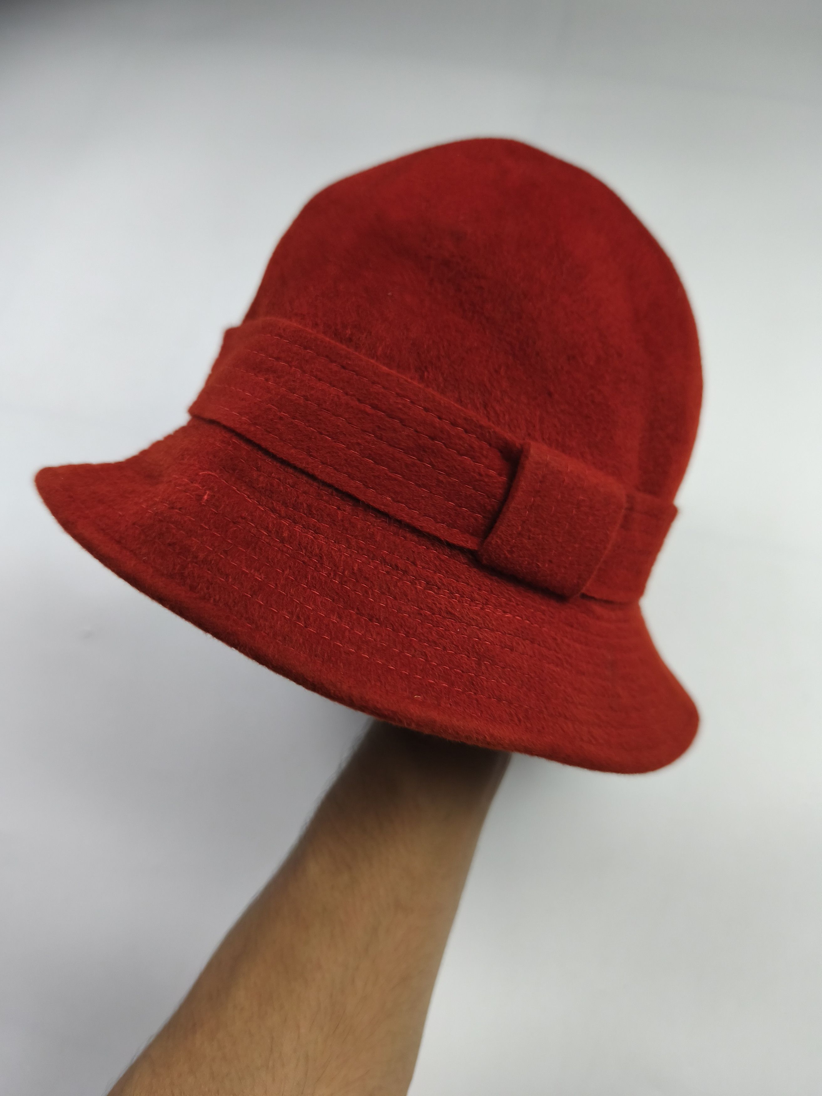 Hermes Hermes rabbit felt cloche hat Size ONE SIZE - 6 Thumbnail