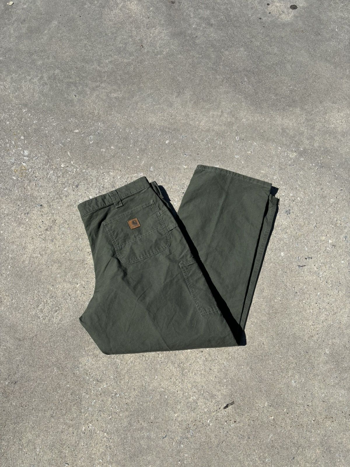Carhartt Vintage Carhartt 2006 Olive Pants 40x32 – Rare B151 OLV Size US 40 / EU 56 - 1 Thumbnail