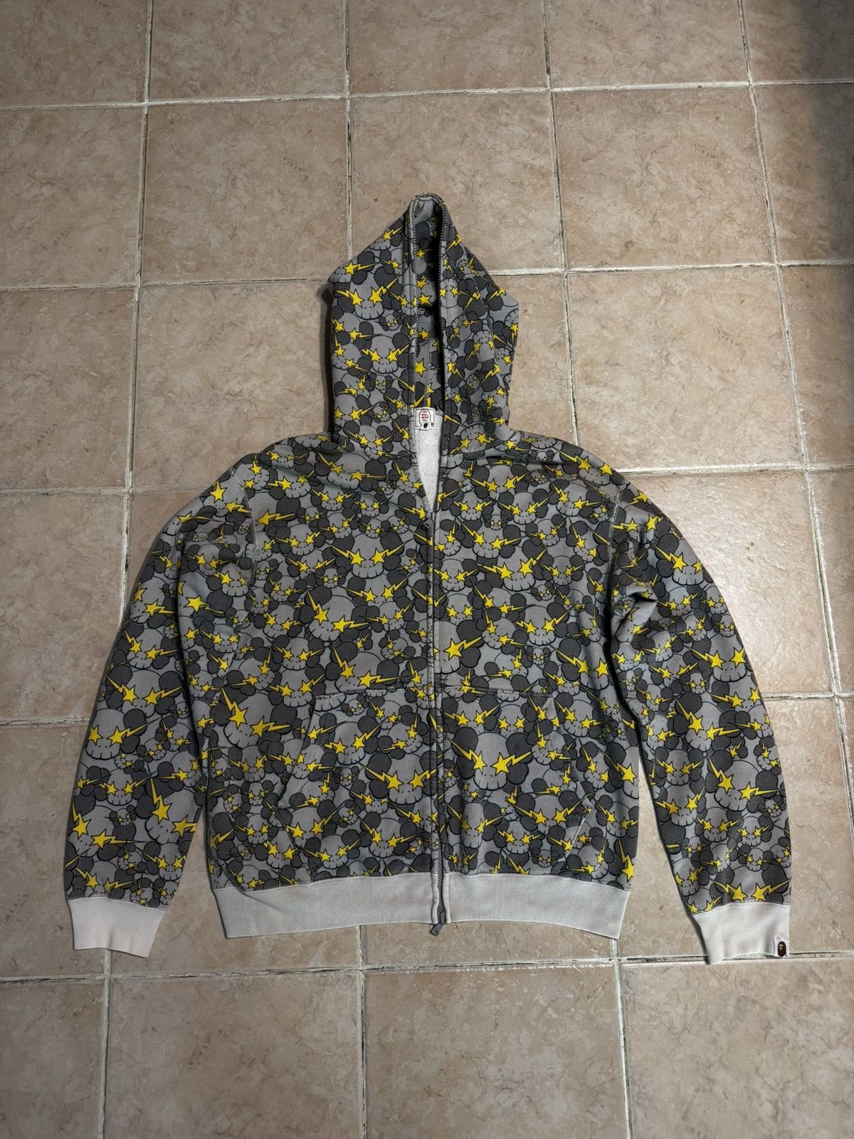 Bape × Kaws A BATHING APE X KAWS S/S 05 SKULLSTA FULL ZIP HOODIE 2005 Size US M / EU 48-50 / 2 - 4 Thumbnail