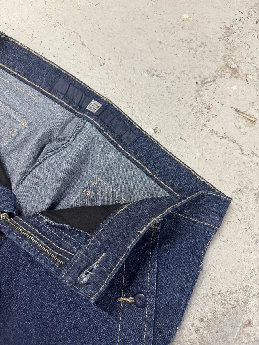 Marithe + Francois Girbaud 2000s Marithé + François Girbaud Blue Carpenter Denim Cargo Jeans Size US 32 / EU 48 - 6 Thumbnail