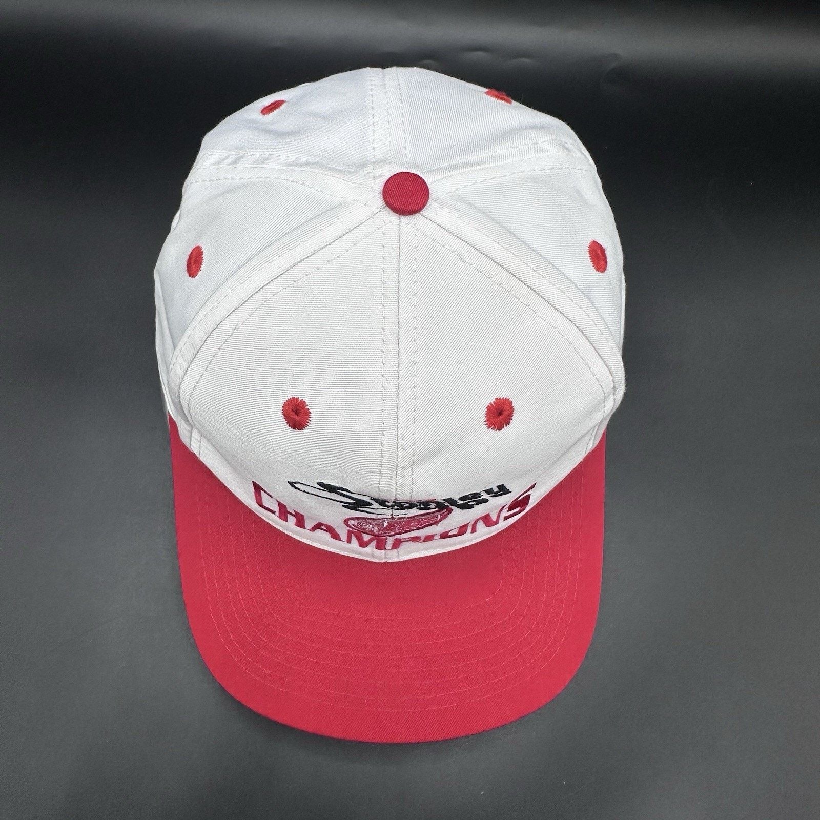 Logo 7 Vintage Detroit Red Wings 1997 Stanley Cup Champs Snapback Size ONE SIZE - 7 Thumbnail