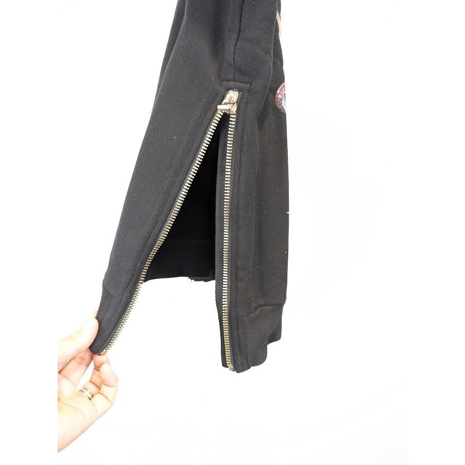 Balmain o1rshd1 Side Zip Sweatshirt in Black Size US S / EU 44-46 / 1 - 15 Thumbnail