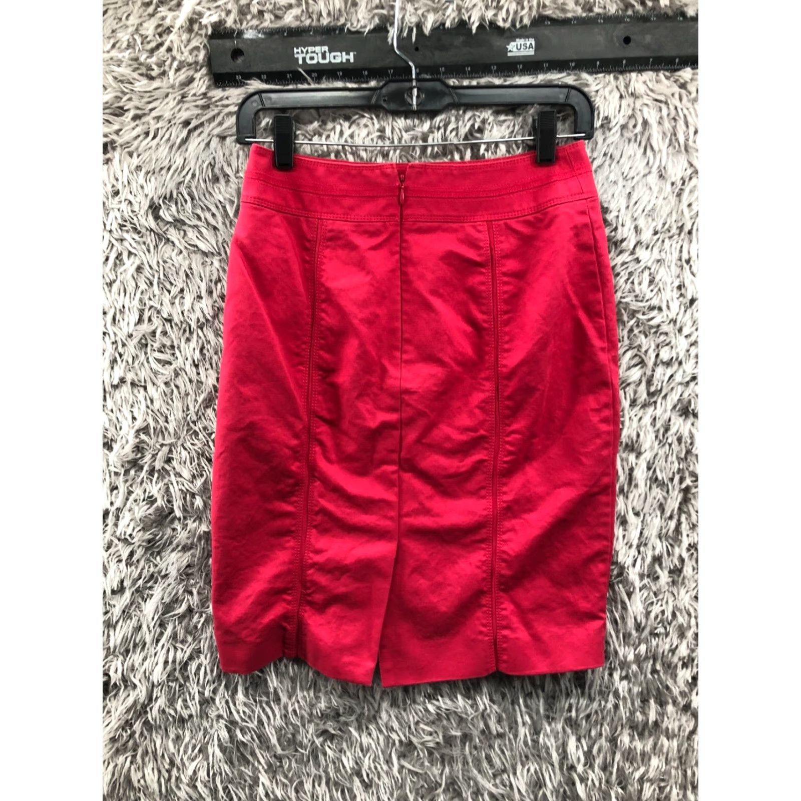 White House Black Market White House Black Market Pencil Skirt Womens Size 2 Pink Casual Stretch Knee Size 26" / US 2 / IT 38 - 5 Thumbnail