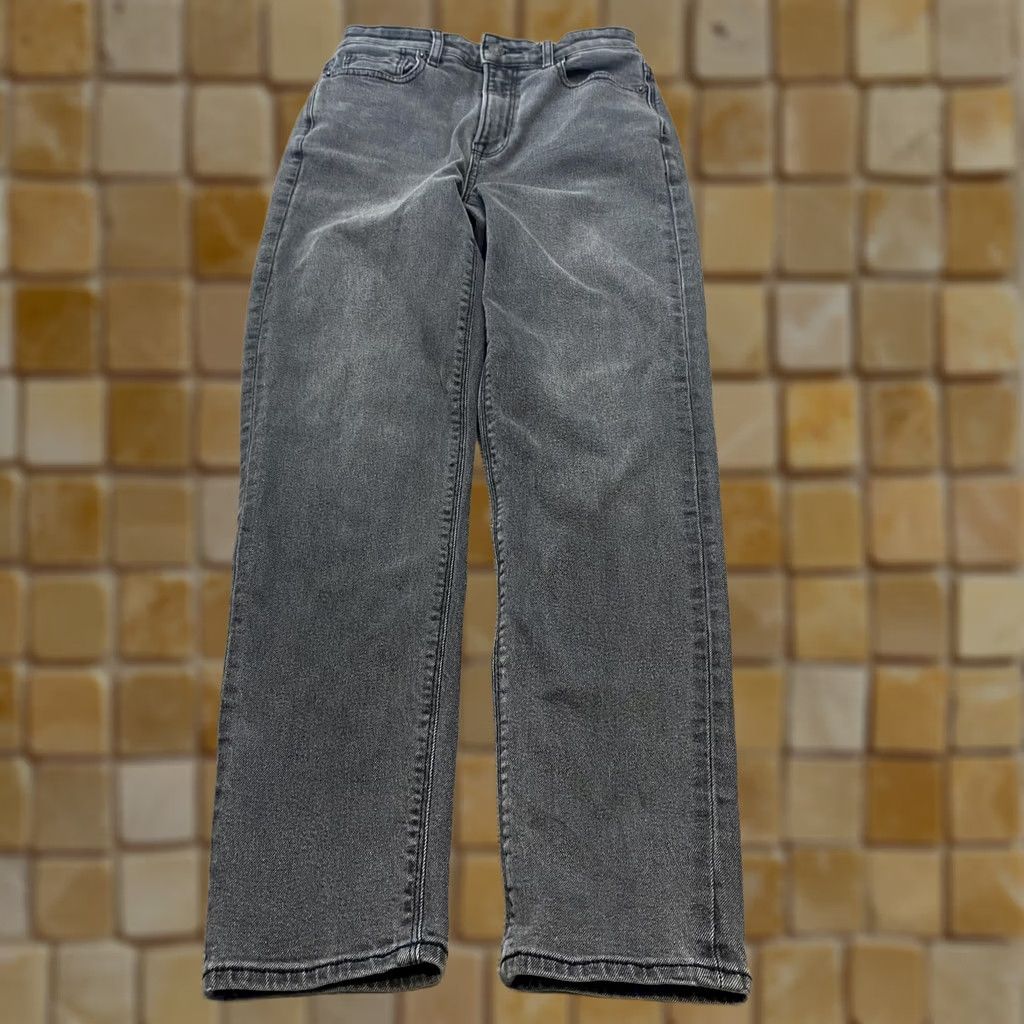 Vintage American Eagle Mom Jeans Womens 0 Regular Black High Rise Stretch Denim Pants Size 25" / US 0 / IT 36 - 1 Thumbnail