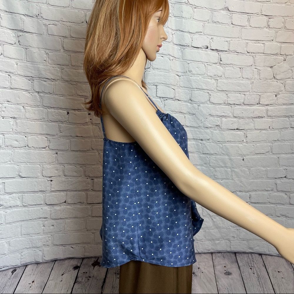 Anthropologie Anthropologie Lilka Silk Blue Floral Camisole Size XS Size XS / US 0-2 / IT 36-38 - 3 Thumbnail