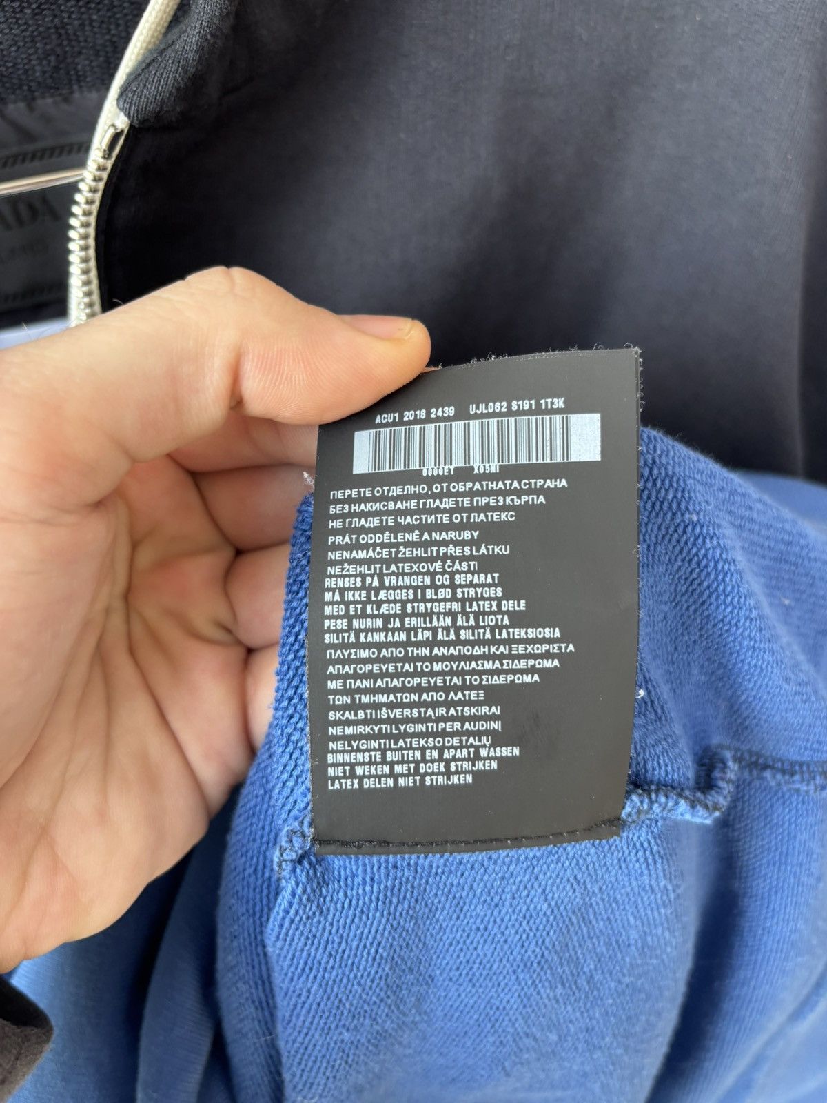 Prada Prada Quarter Zip Hoodie Size US XL / EU 56 / 4 - 14 Thumbnail