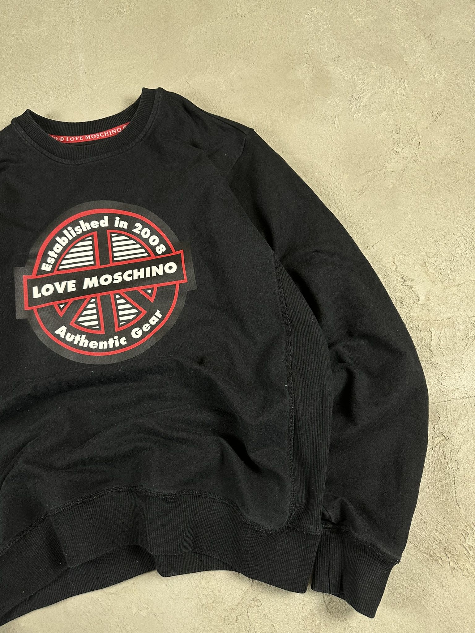 Moschino Love Moschino Big Logo Graphic Sweatshirt Crewneck Size US XL / EU 56 / 4 - 7 Thumbnail