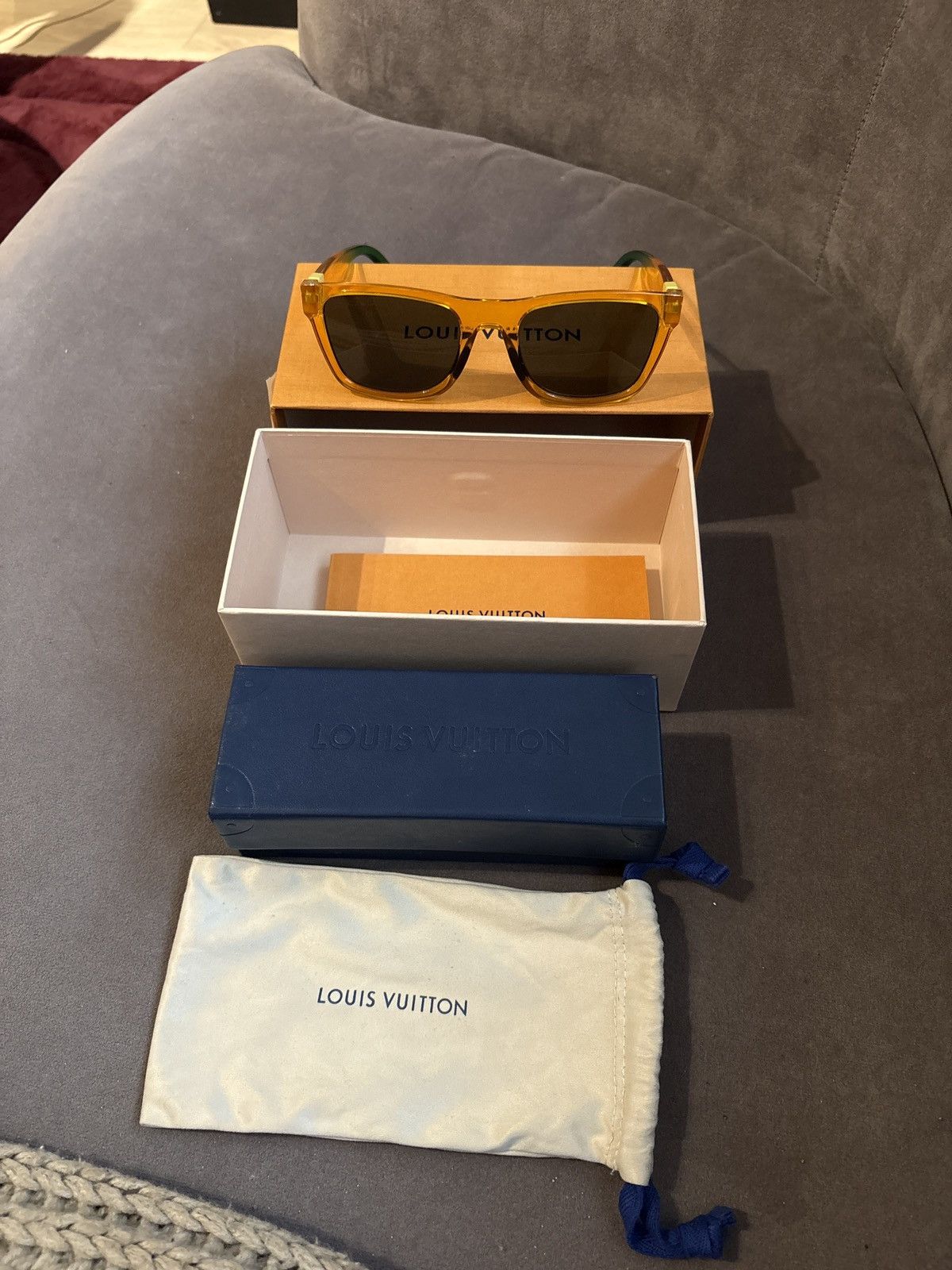 Louis Vuitton Virgil Abloh SS 19 Rainbow sunglasses