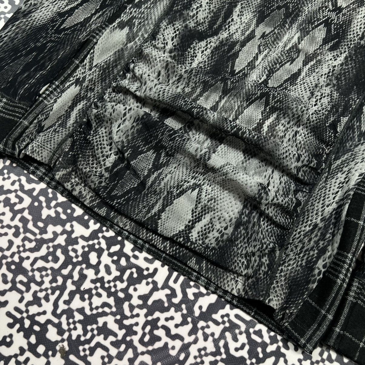 Japanese Brand Vintage Y2K Marc Aurel Snake Retro Mesh Longsleeve Size XL / US 12-14 / IT 48-50 - 8 Thumbnail