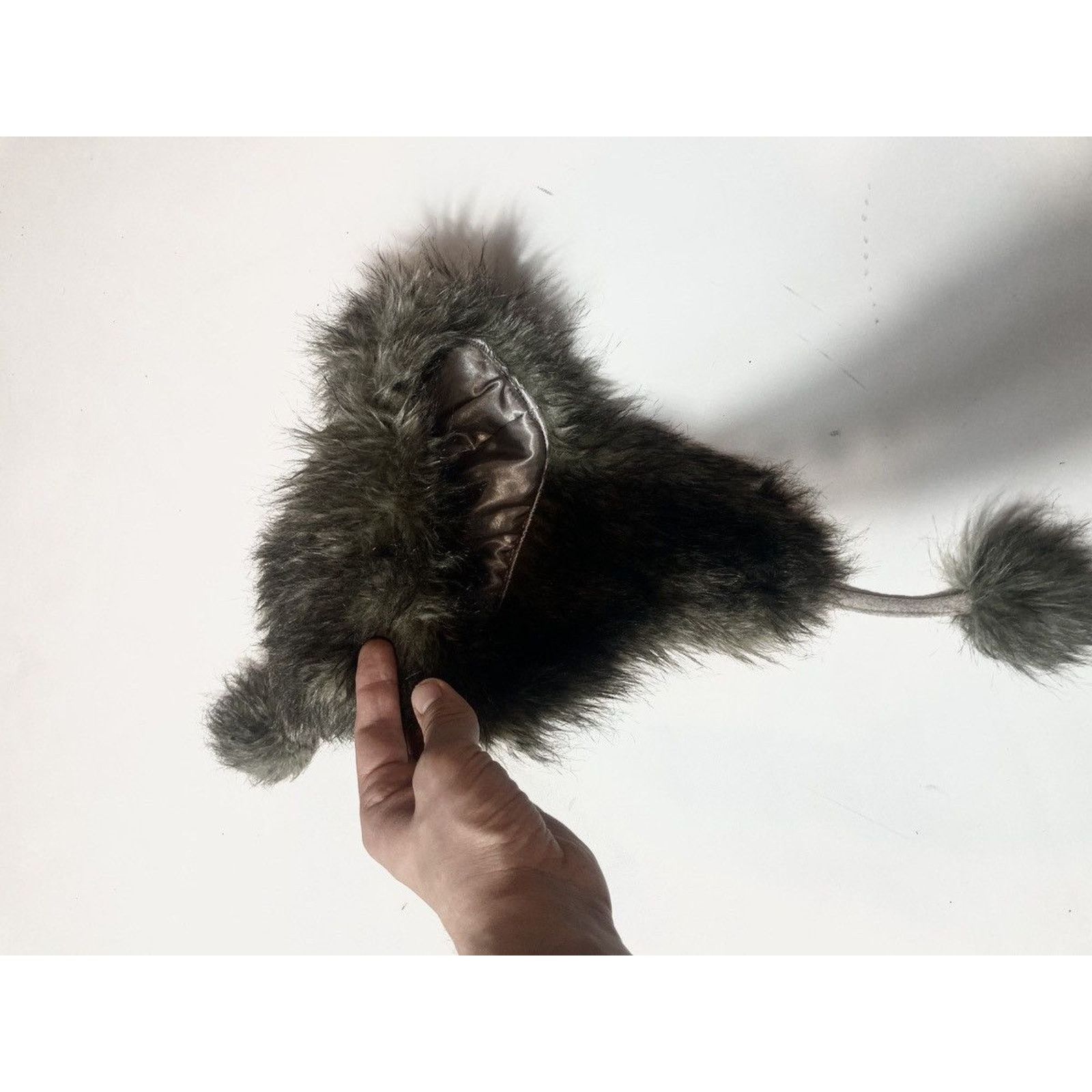 Japanese Brand Y2K Vintage Fuzzy Fur Ushanka Hat avant garde+ Size ONE SIZE - 7 Thumbnail