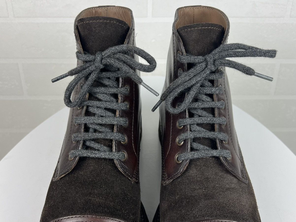 Brunello Cucinelli BRUNELLO CUCINELLI Boots Leather Suede Shoes Vibram Brown Size US 7 / EU 40 - 6 Thumbnail