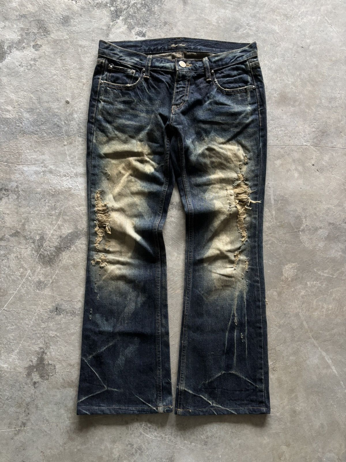 If Six Was Nine If Six Was Nine 'Mud Max' Bell Bottom Denim | Grailed