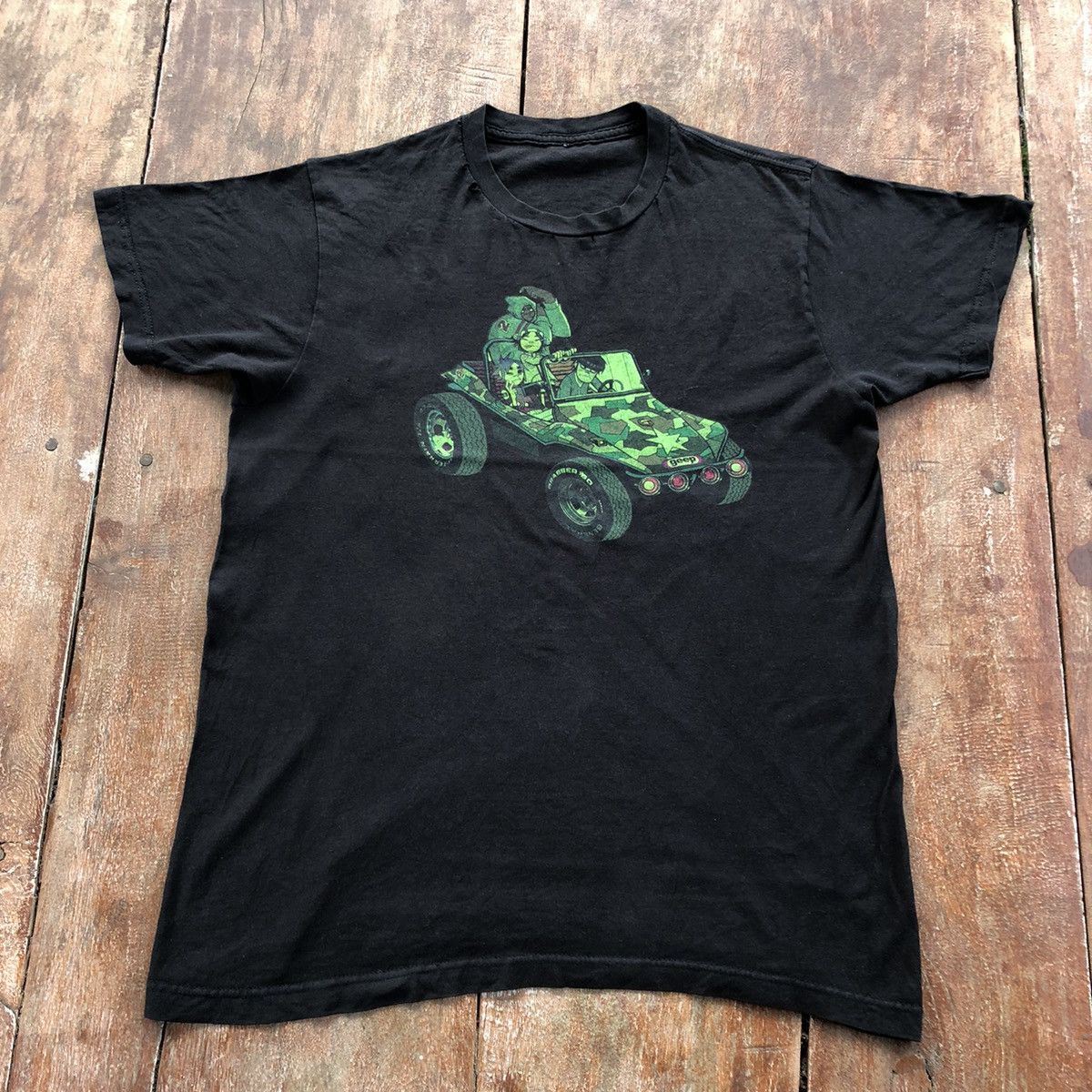 Band Tees Vintage Distress Gorillaz Band Rare T Shirt Size US M / EU 48-50 / 2 - 2 Thumbnail