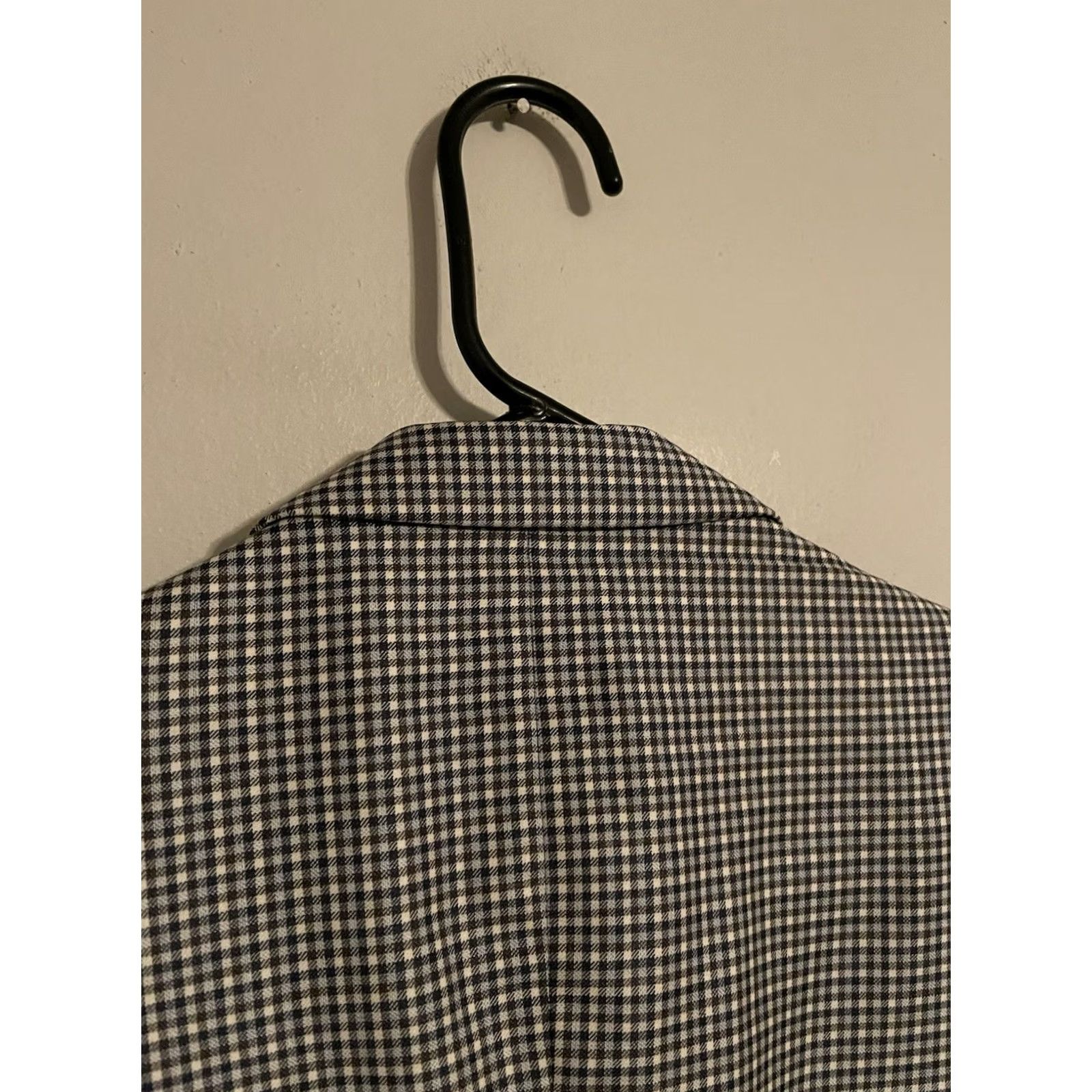 Peter Millar Peter Millar Blazer Jacket Wool Check Multicolor Blue 2-Button - Men's 44T Long Gents Size 44R - 4 Thumbnail
