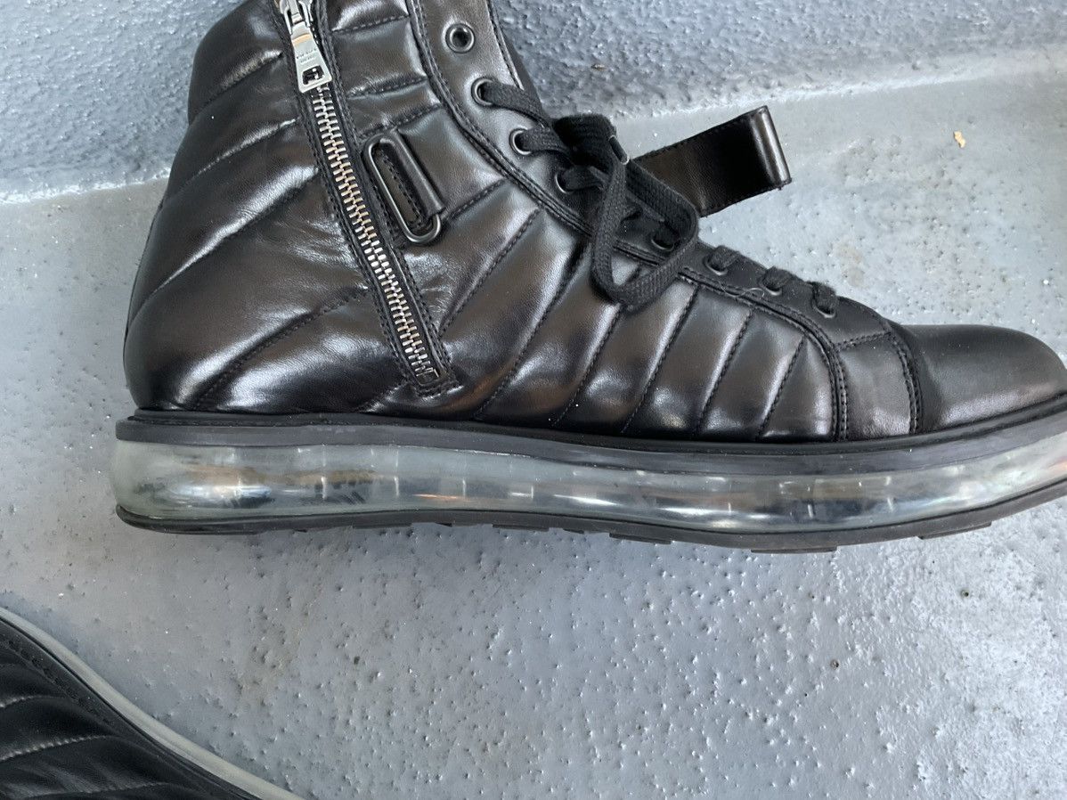 Prada Prada “Levitate” Quilted Sneaker- Black Leather, Sz 11 Size US 11 / EU 44 - 4 Thumbnail