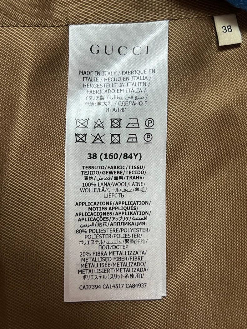Gucci Gucci Cuff logo label wool suit 2503-Nextarrow Size XS / US 0-2 / IT 36-38 - 7 Thumbnail