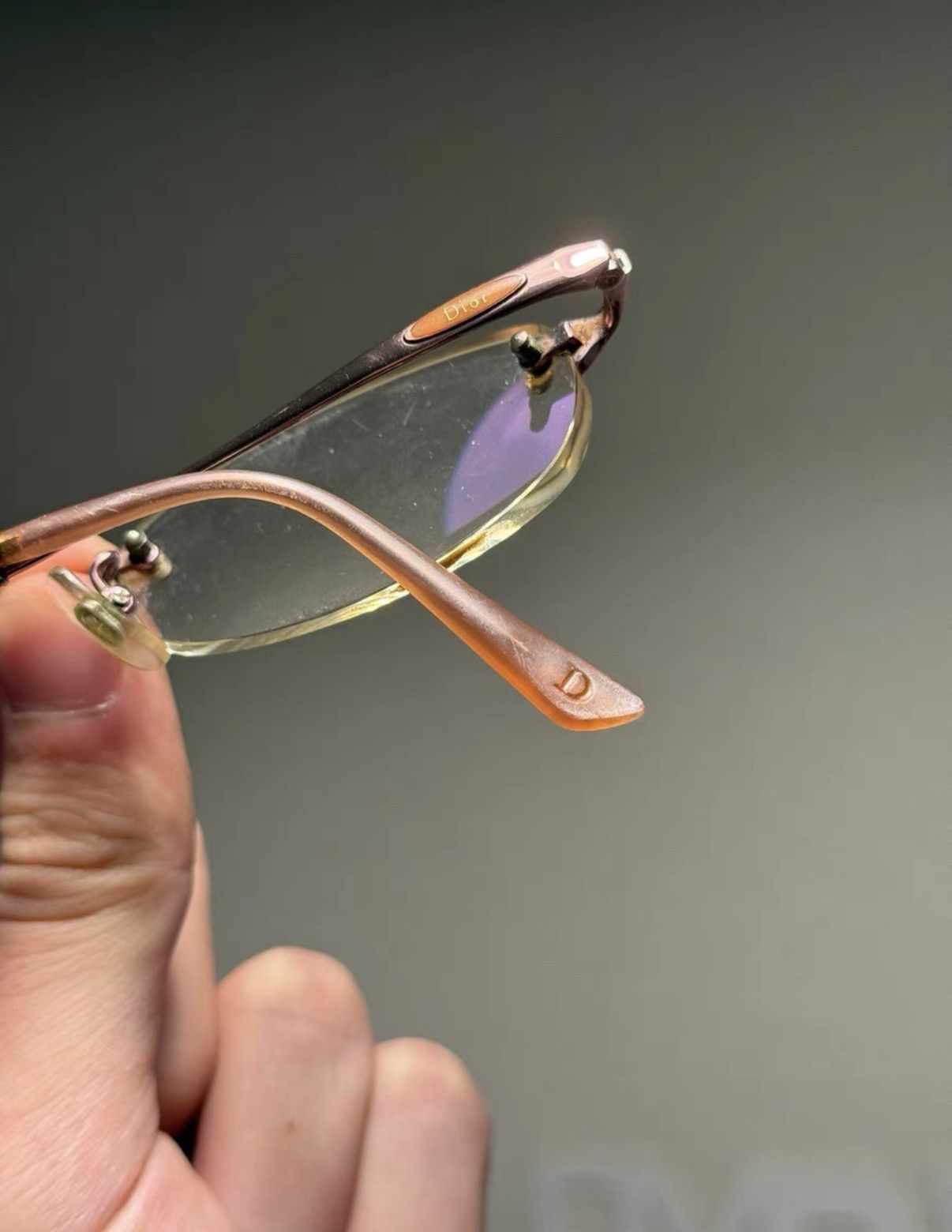Dior Dior Vintage Rimless Eyeglasses Frames, Sport Sunglasses K24 Size ONE SIZE - 5 Thumbnail