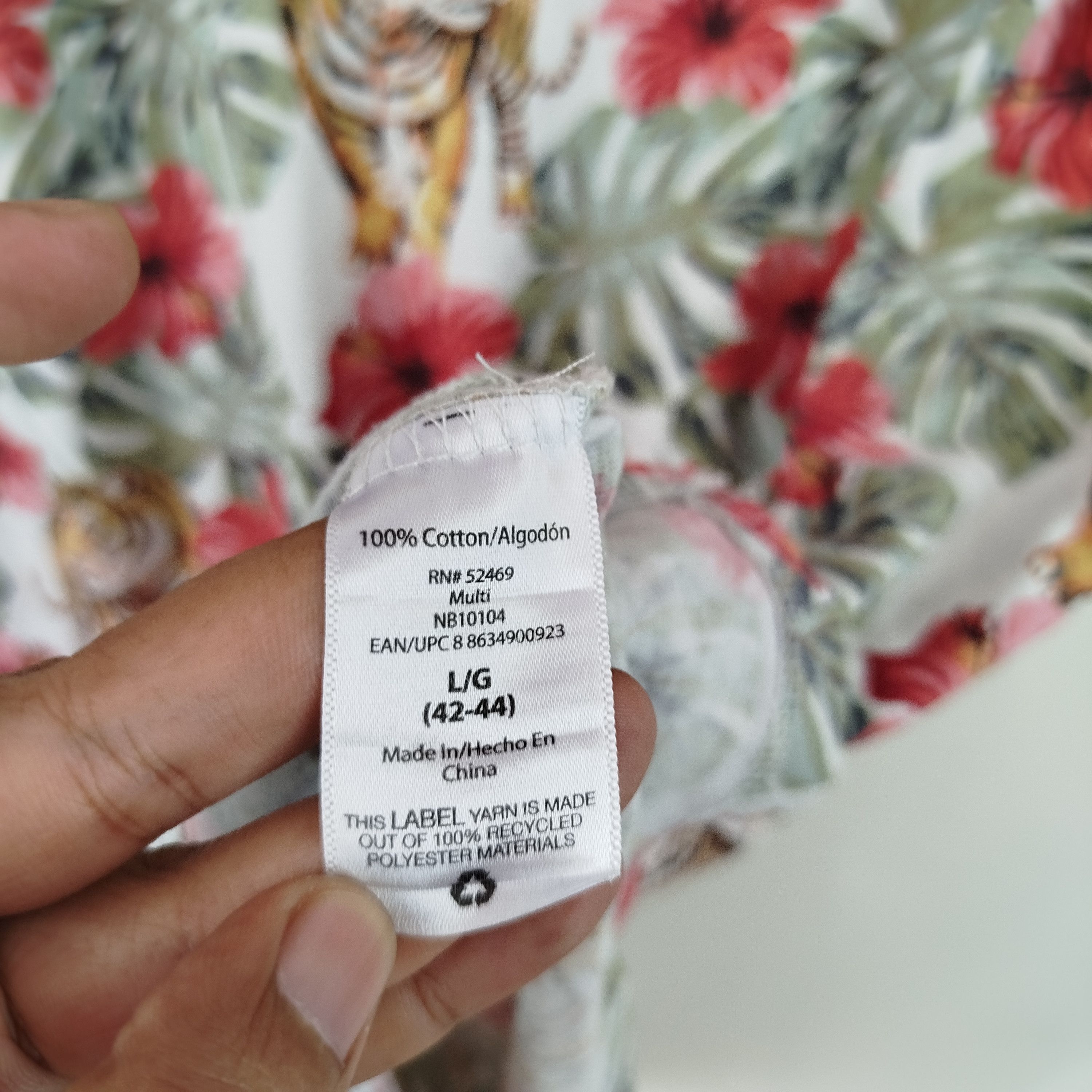 Designer × Japanese Brand No Boundaries Fullprint Tiger And Flower Size US L / EU 52-54 / 3 - 5 Thumbnail