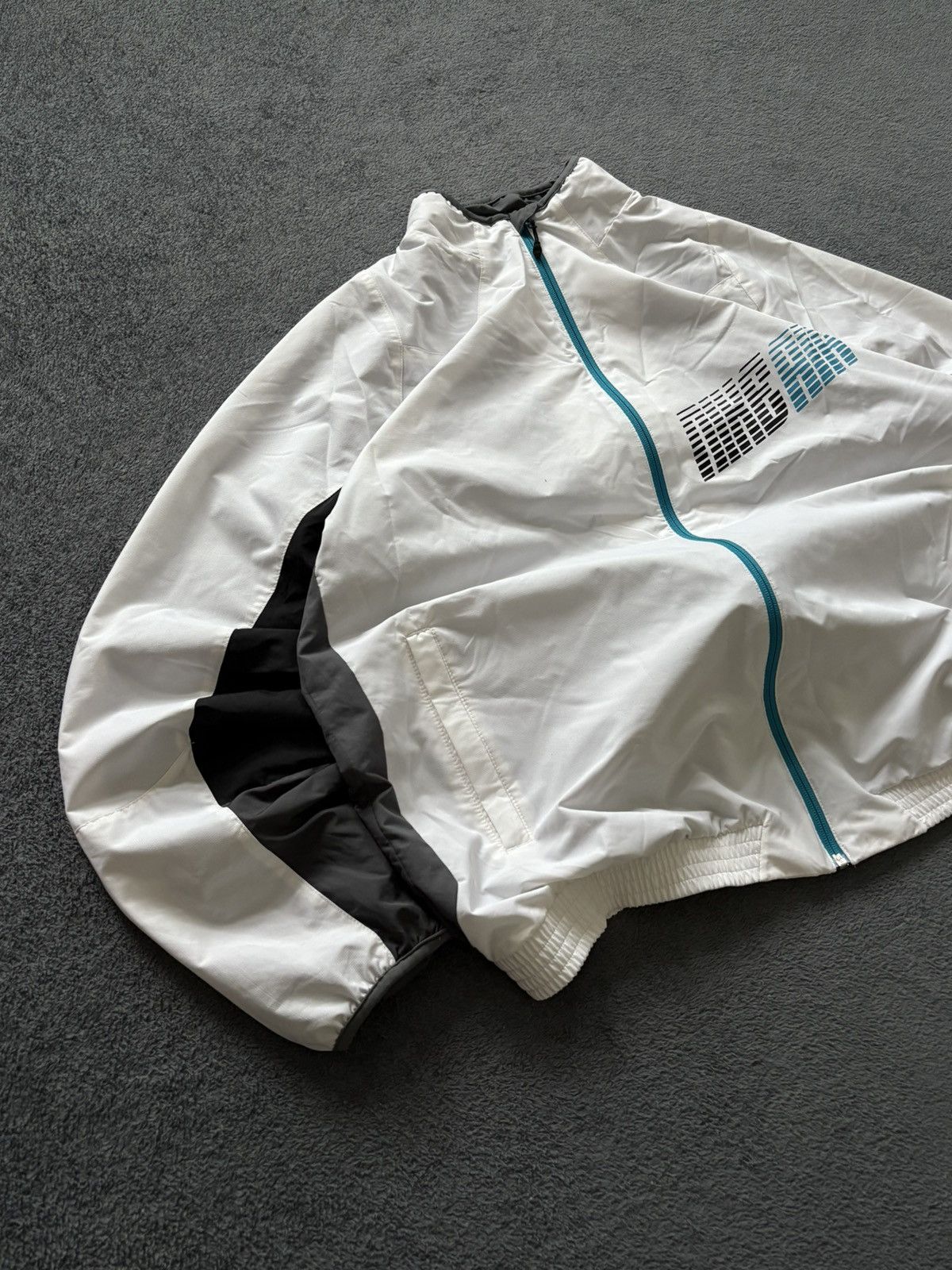 Nike 00s Nike Air Vintage Nylon Oversized Drill Jacket Rare Y2K Size US XXL / EU 58 / 5 - 3 Thumbnail