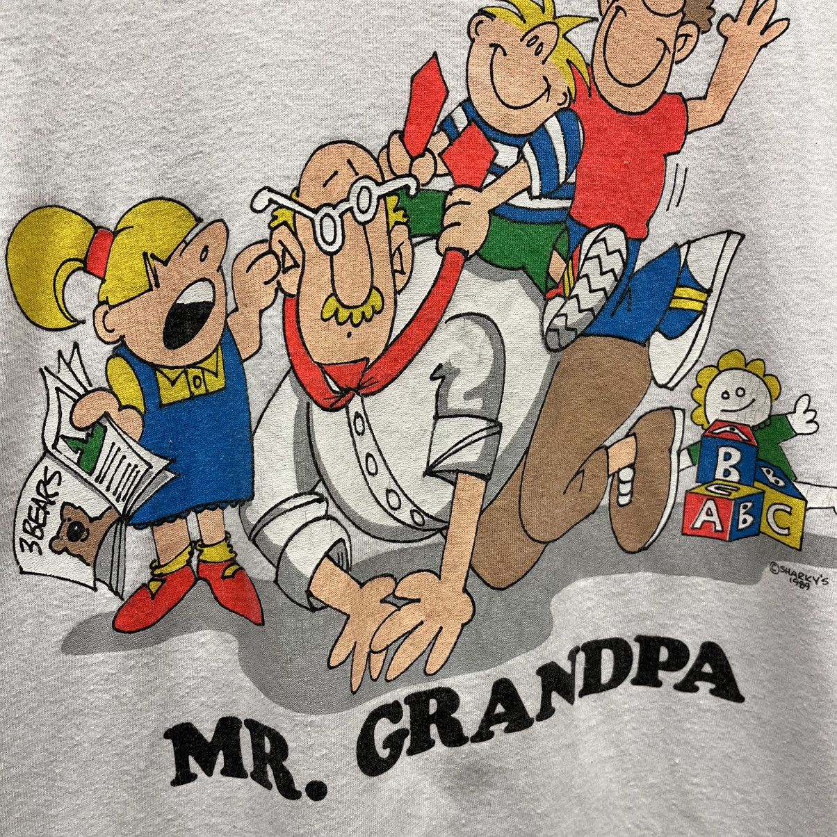 Vintage Vintage 1980s Sharkys 1989 Mr. Grandpa Humor Comedy Tee L Size US L / EU 52-54 / 3 - 2 Thumbnail