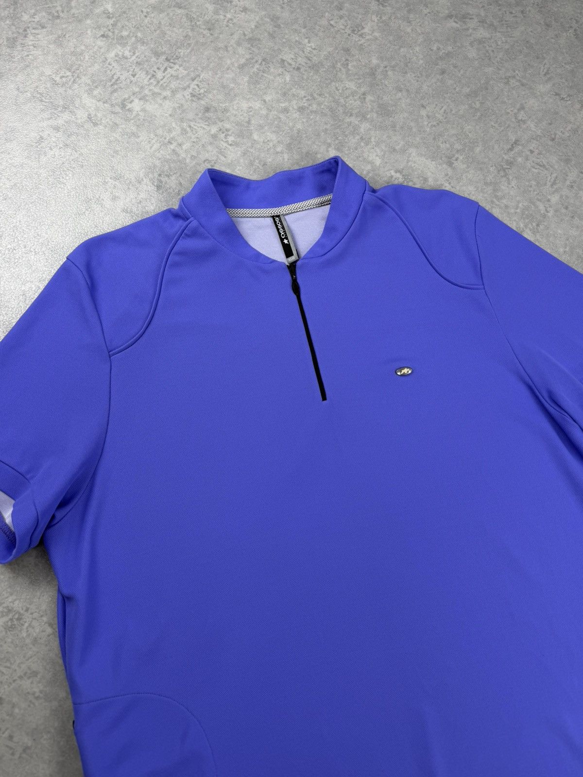 Other Assos Cycling Jersey Short Sleeve Half Zip Purple Size XL Size US XL / EU 56 / 4 - 5 Thumbnail