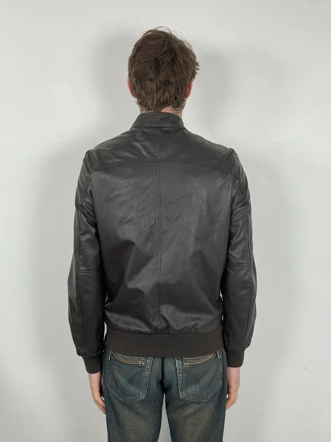 Daniele Alessandrini 2000s Daniele Alessandrini Brown Bomber Leather Jacket Size US M / EU 48-50 / 2 - 3 Thumbnail