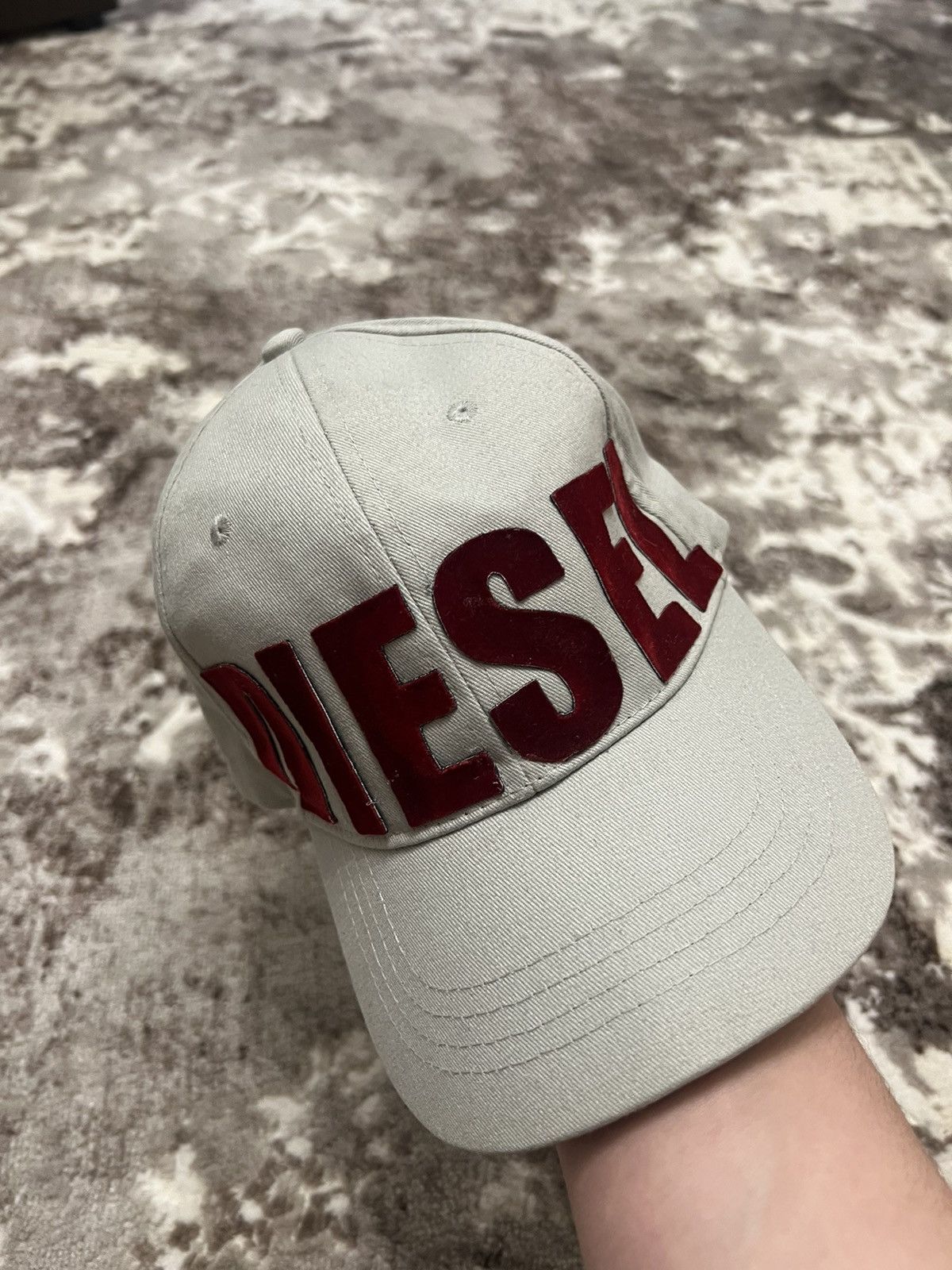 Diesel Vintage Diesel y2k Avant garde Big logo cap Size ONE SIZE - 4 Thumbnail
