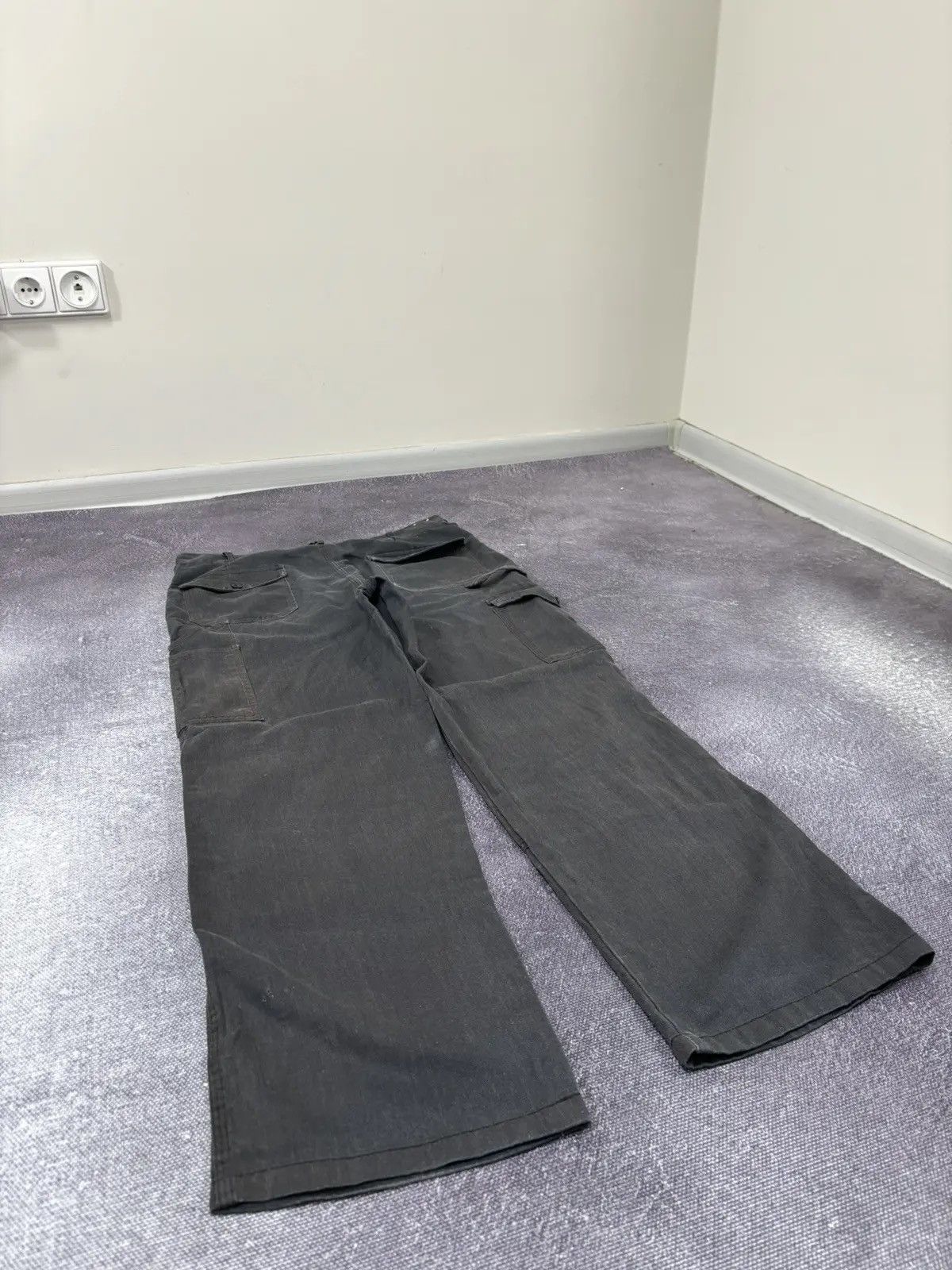 Dickies × Vintage Vintage 90s Dickies USA Black Work Hype Baggy Cargo Pants Size US 34 / EU 50 - 12 Thumbnail