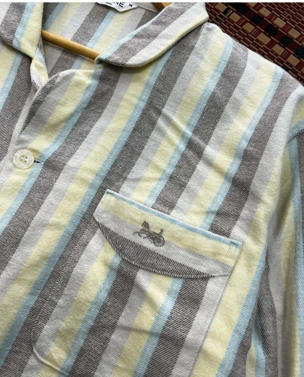 Celine Celine Button Up Pyjamas Shirt Size US M / EU 48-50 / 2 - 8 Thumbnail