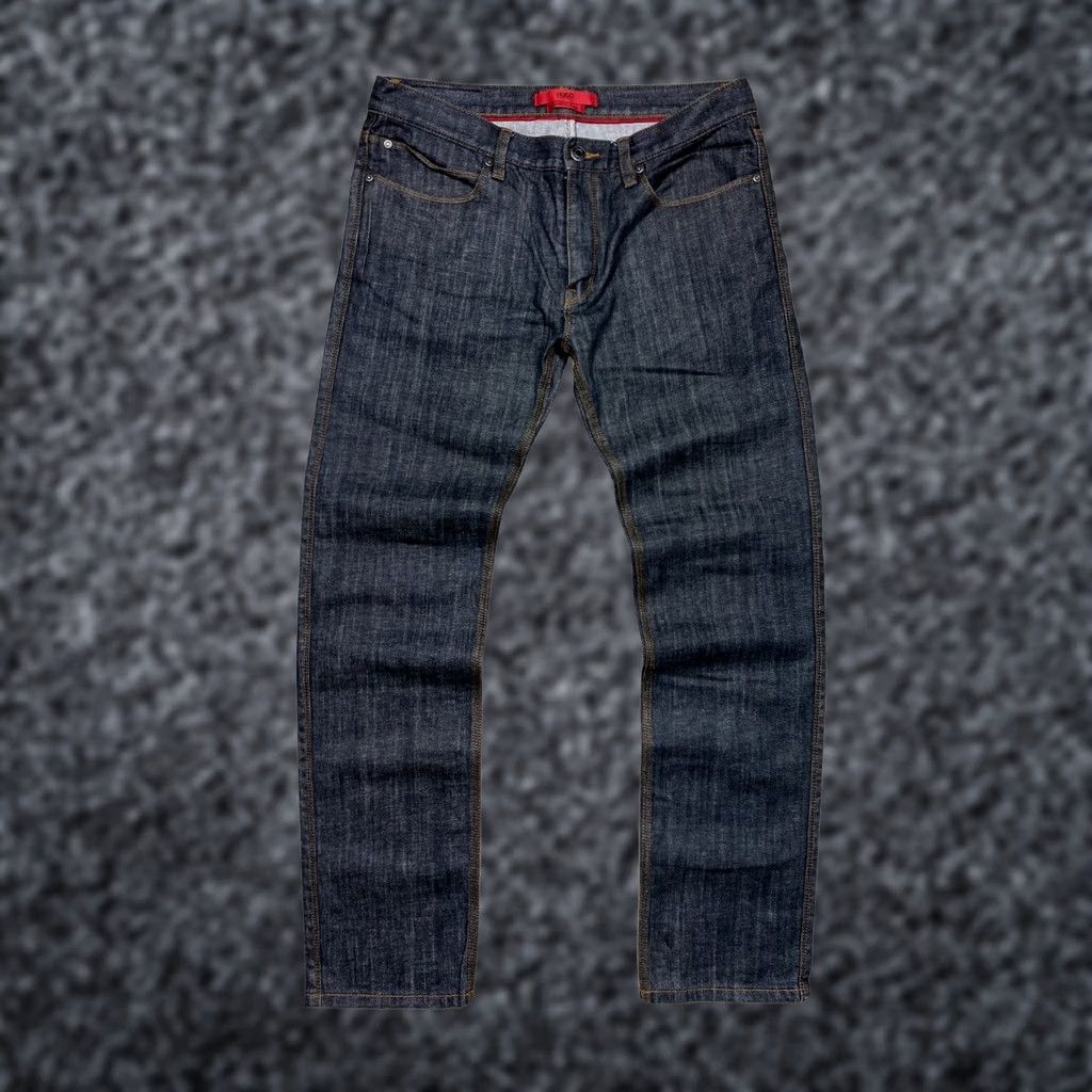 Hugo Boss Hugo Boss Jeans Mens Denim Pants Size 33 Blue Cotton Denim Straight Regular Inseam 32 Vintage No Size US 33 - 1 Thumbnail