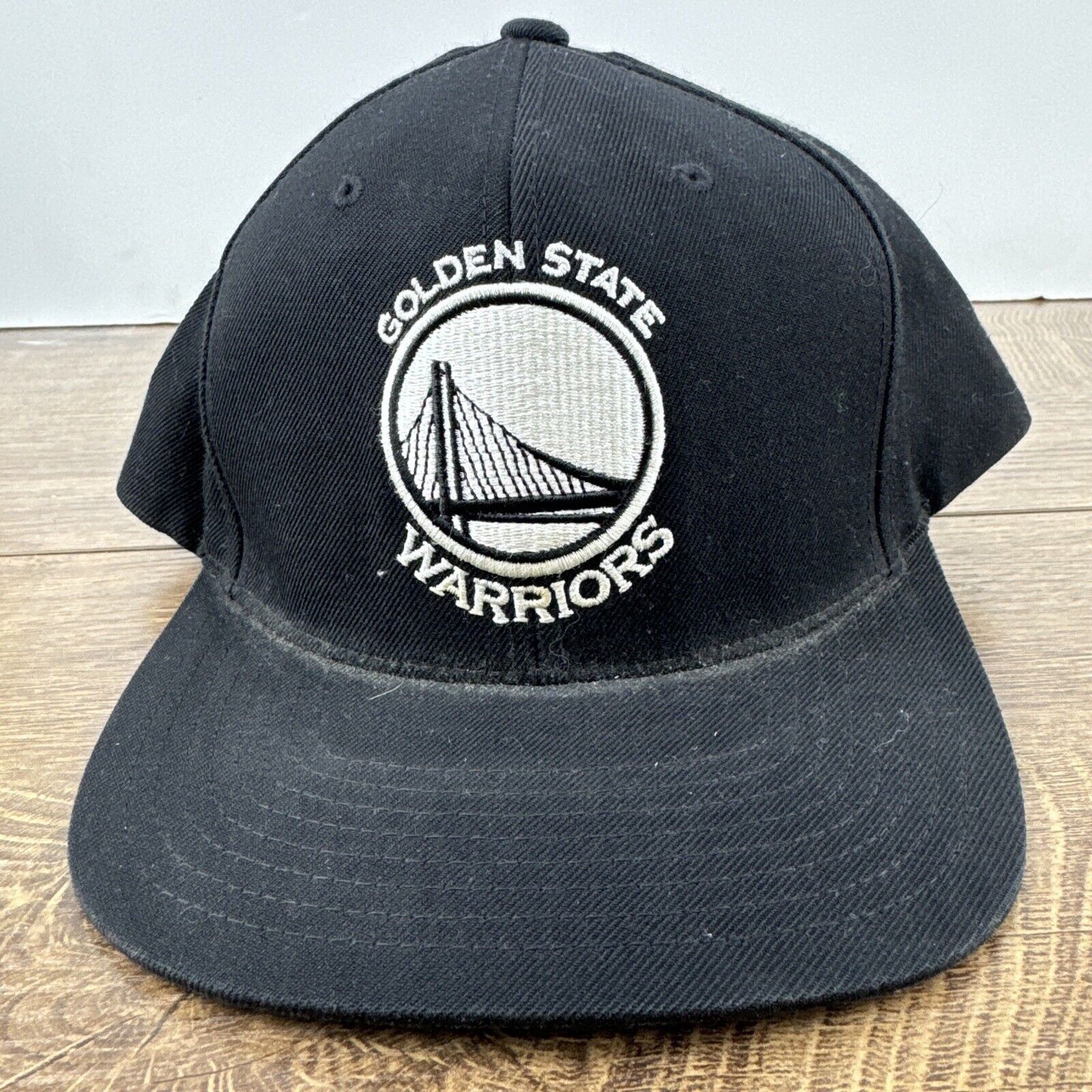 Mitchell & Ness Golden State Warriors Hat Snapback Black Hat Adjustable Mitc Size ONE SIZE - 3 Thumbnail